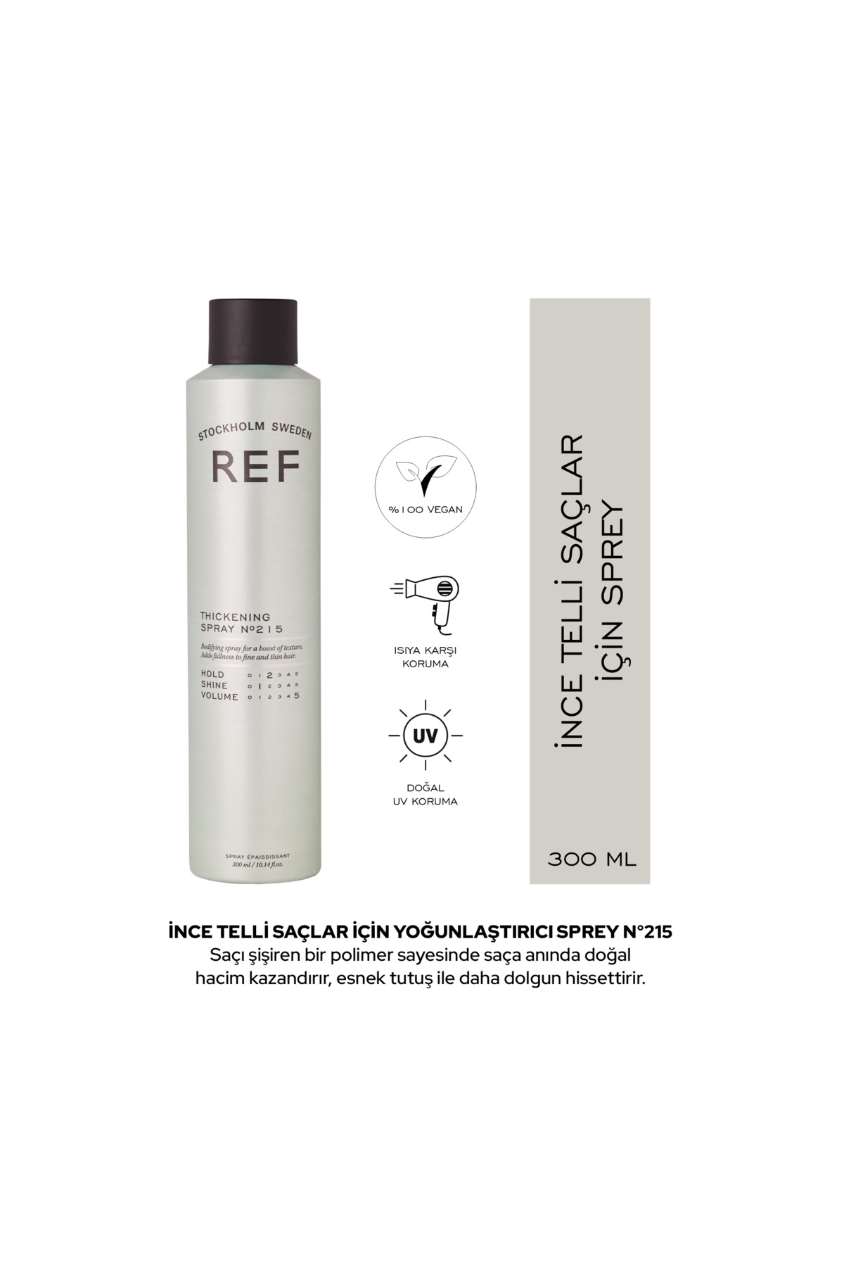 Thıckenıng Spray N°215 300 Ml Ince Telli Saçlar Için Yoğunlaştırıcı Sprey — REF31250 — تصویر 2 از 5