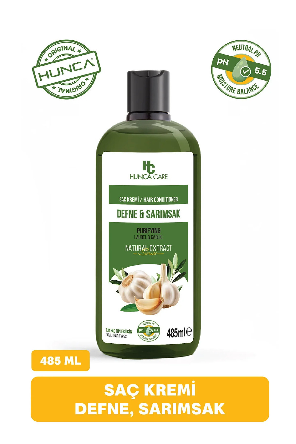 Hunca Care Defne Ve Sarımsaklı Saç Bakım Kremi 400 ml — 84977