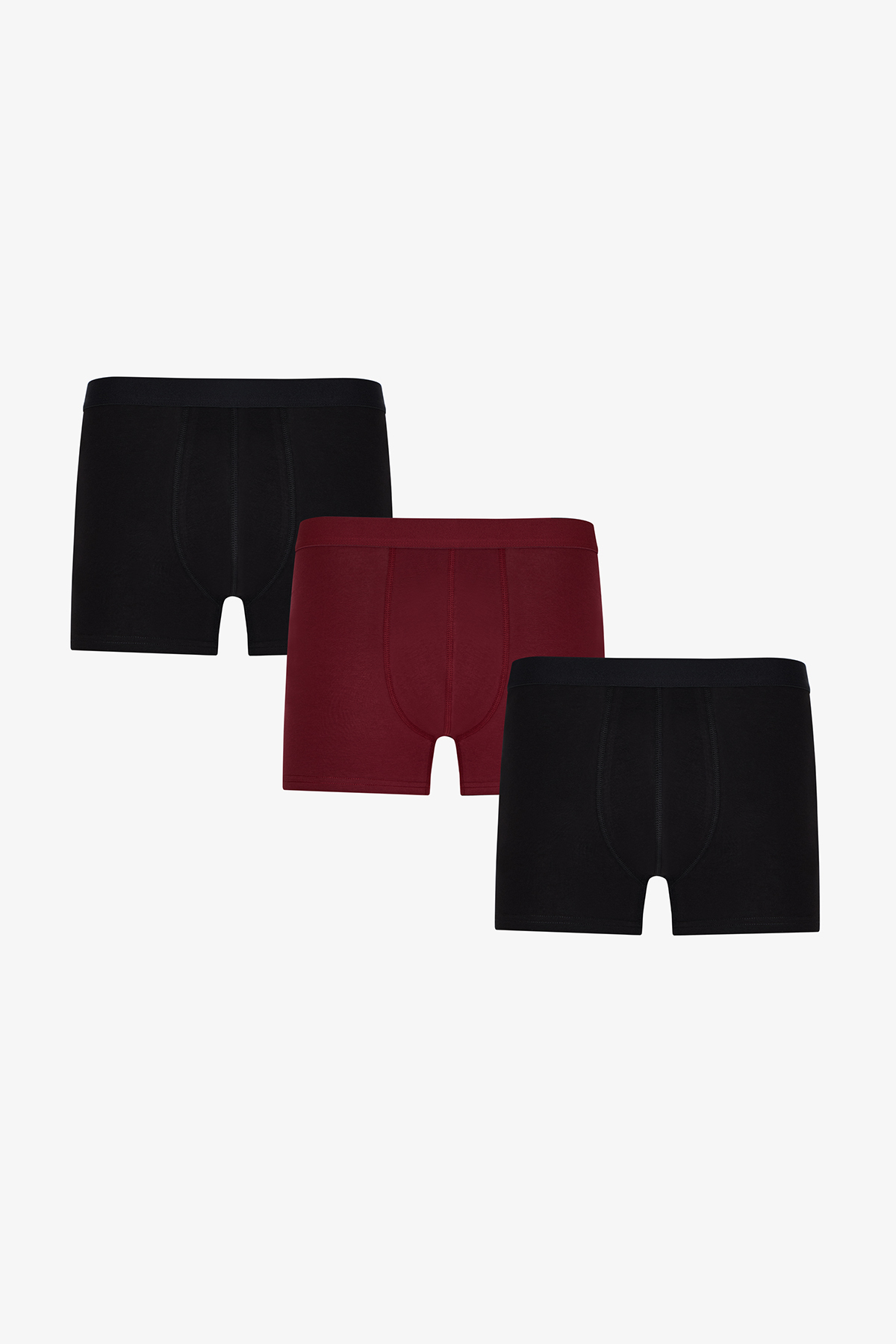 Penti Erkek Pamuklu Basic Çok Renkli 3'lü Boxer