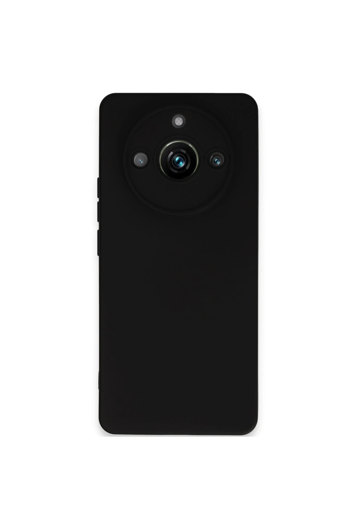 realme 11 pro kilif nano ici kadife silikon gri