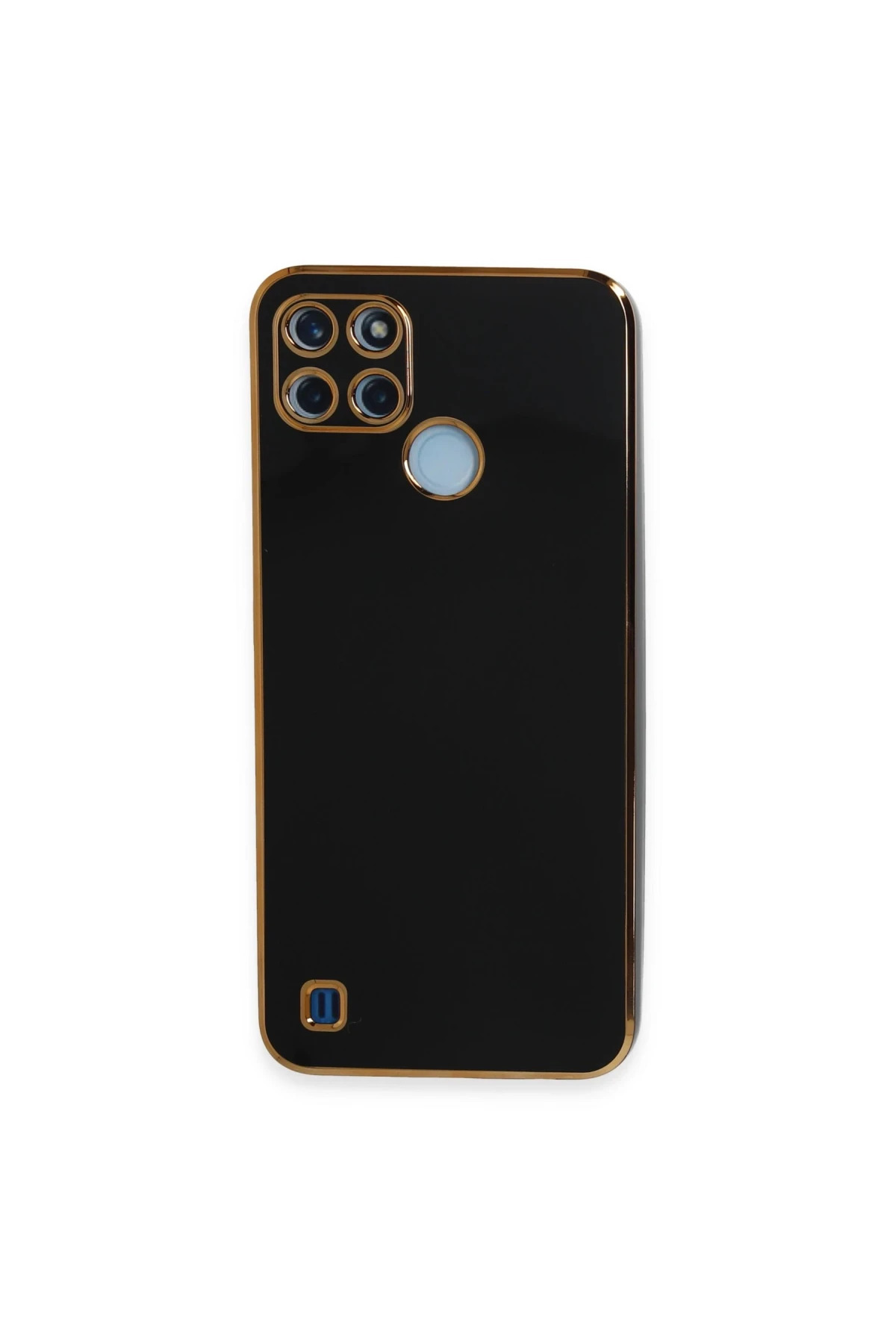 Realme c25y kilif volet silikon siyah