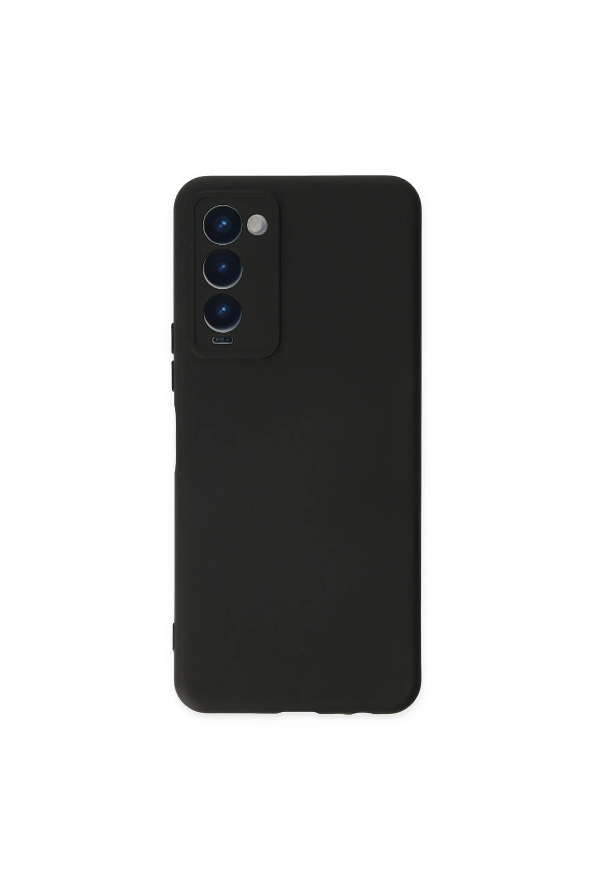 tecno camon 18 kilif nano ici kadife silikon siyah