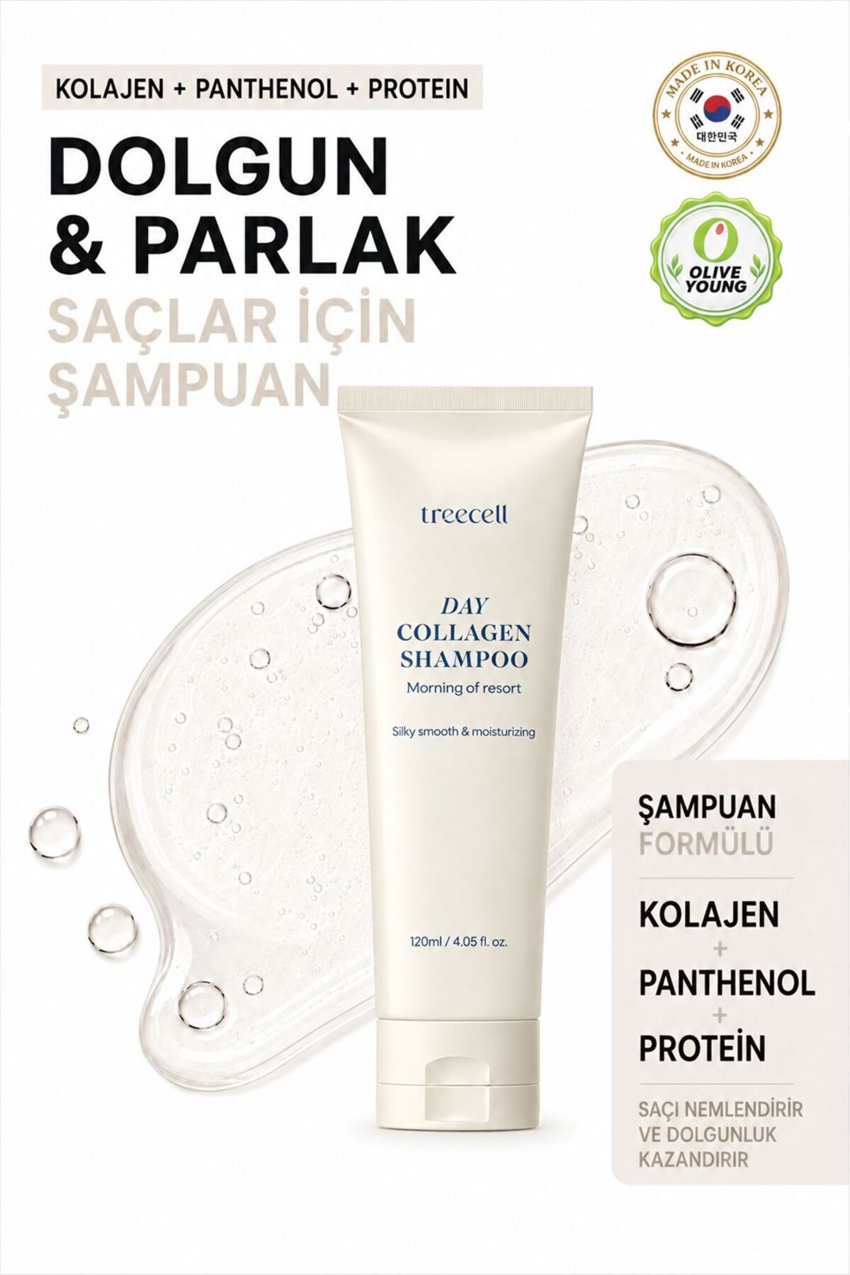 Treecell Gündüz Kolajen Şampuanı / Day Collagen Shampoo Morning of Resort 120ml