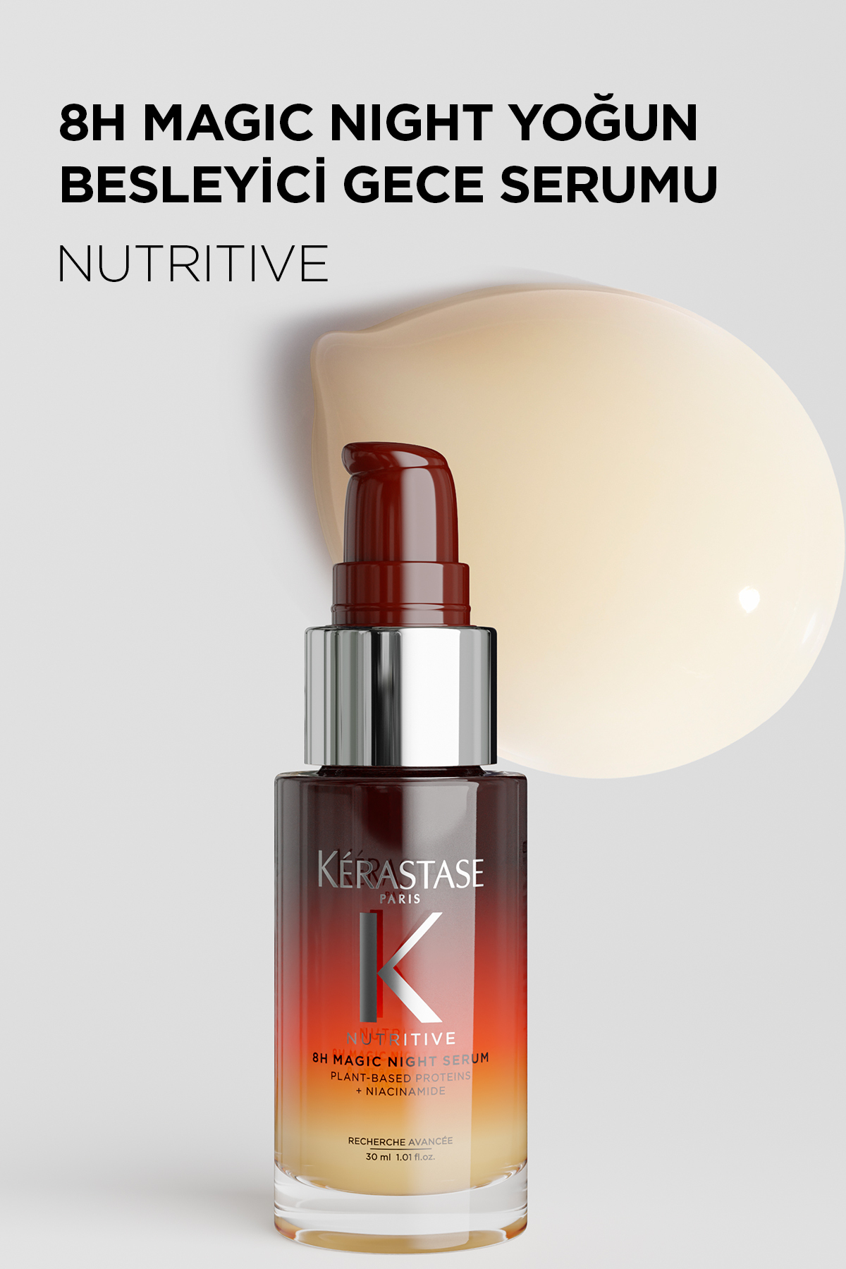 Nutritive Kuru Saçlar Için 8h Magic Night Yoğun Besleyici Gece Serumu 30 ml — E4329101 — تصویر 2 از 8