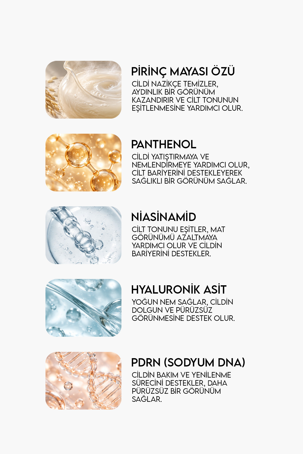PDRN Somon DNA Serum 30ml + Pirinç Mayası Tonik Seti 200ml | Cam Cilt Bakım Rutini | Nemlendirici ve Aydınlatıcı Cilt Bakım Seti — pdrn-tnknbd1 — تصویر 8 از 9