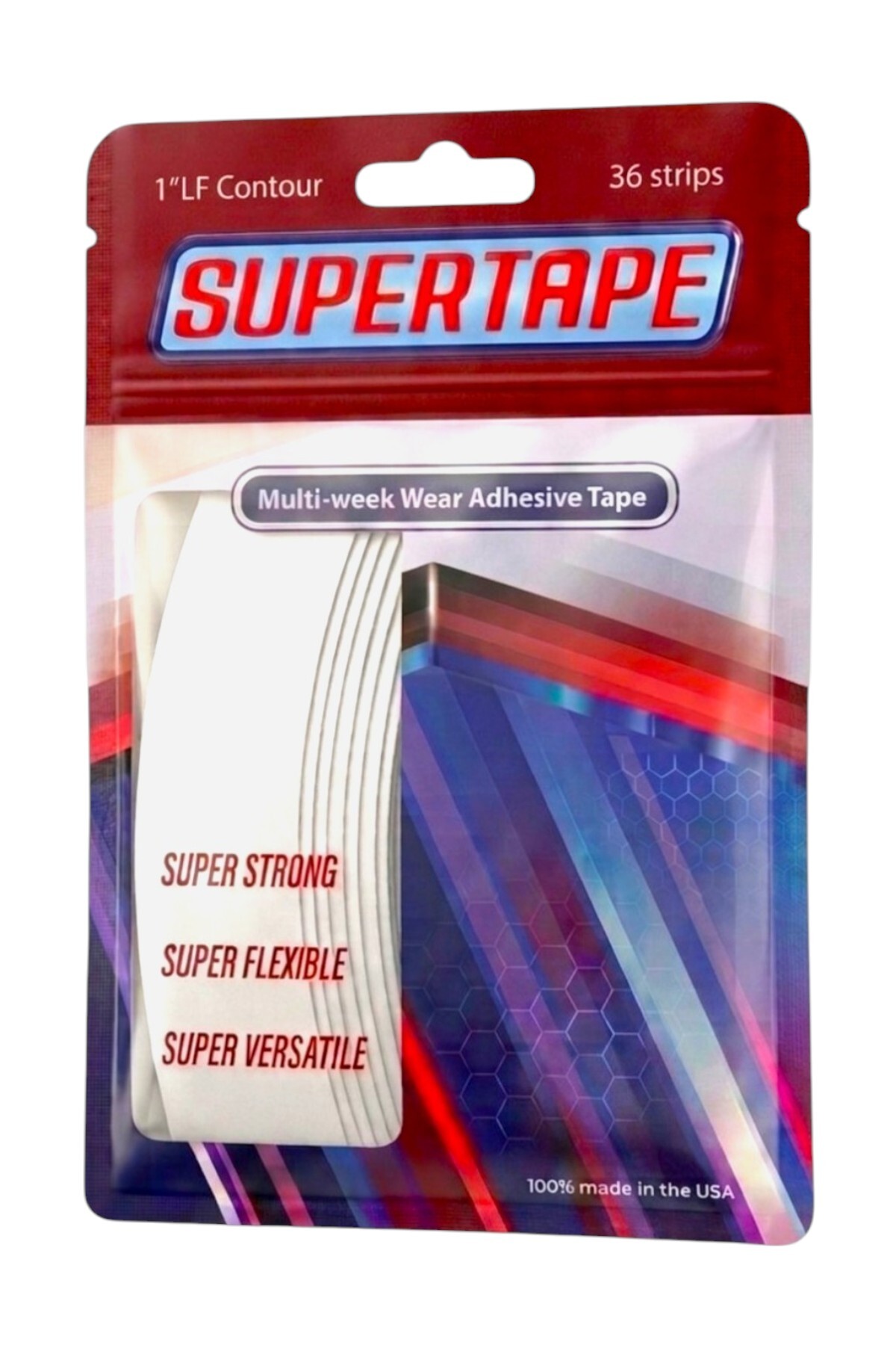 True Tape Supertape Protez Saç Bandı Oval 1''LF (2,5CM X 7.5CM) 36 Adet — ST 1LF