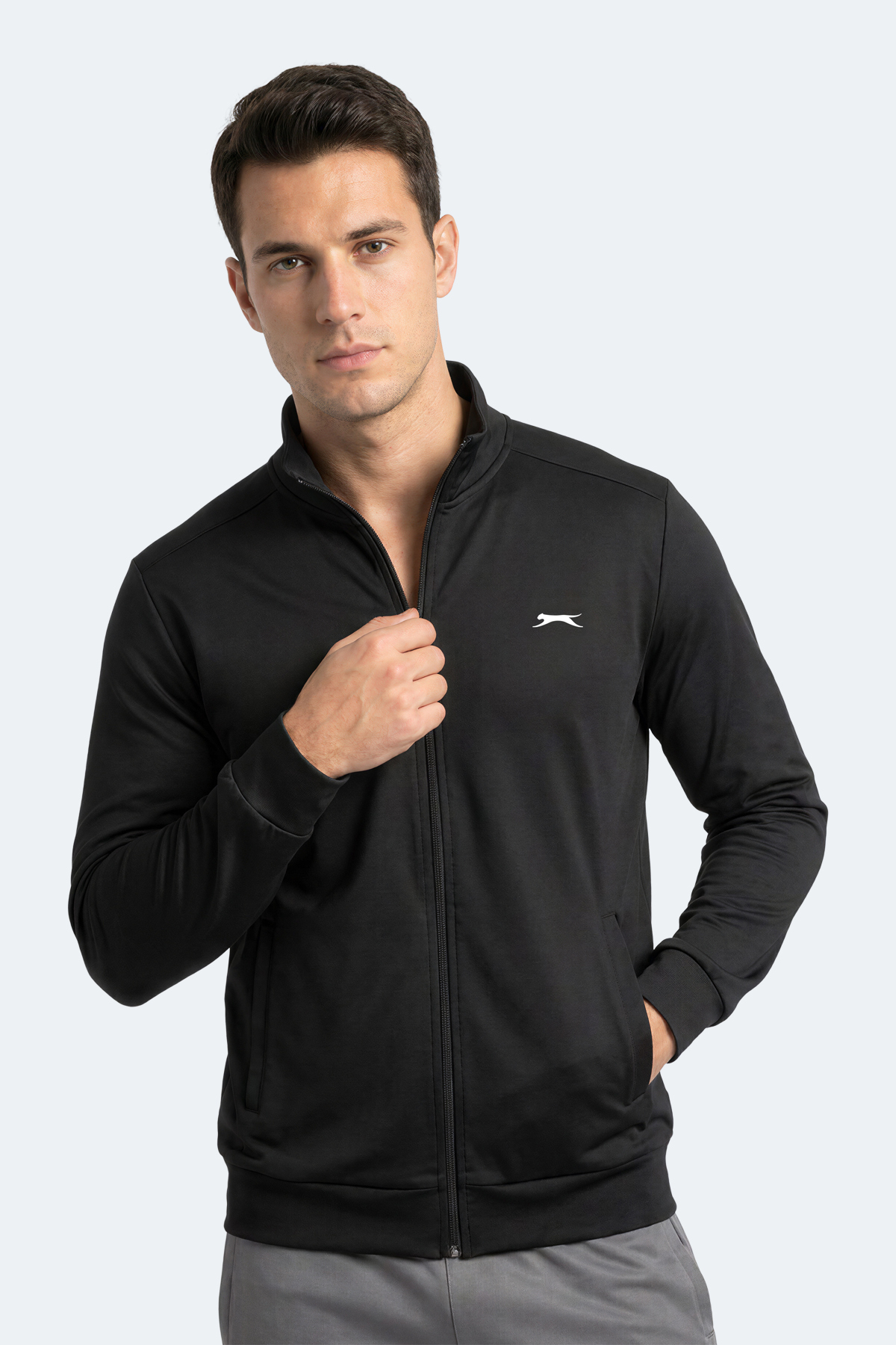 سویشرت مشکی مردانه RONAN اسلازنگر سویشرت Slazenger