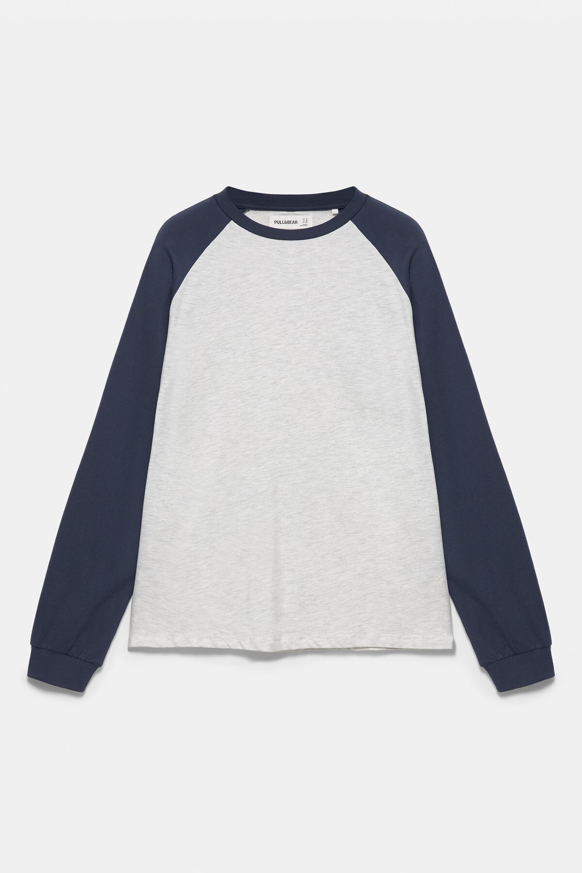 Pull & Bear Oversize reglan kollu tişört görsel 6