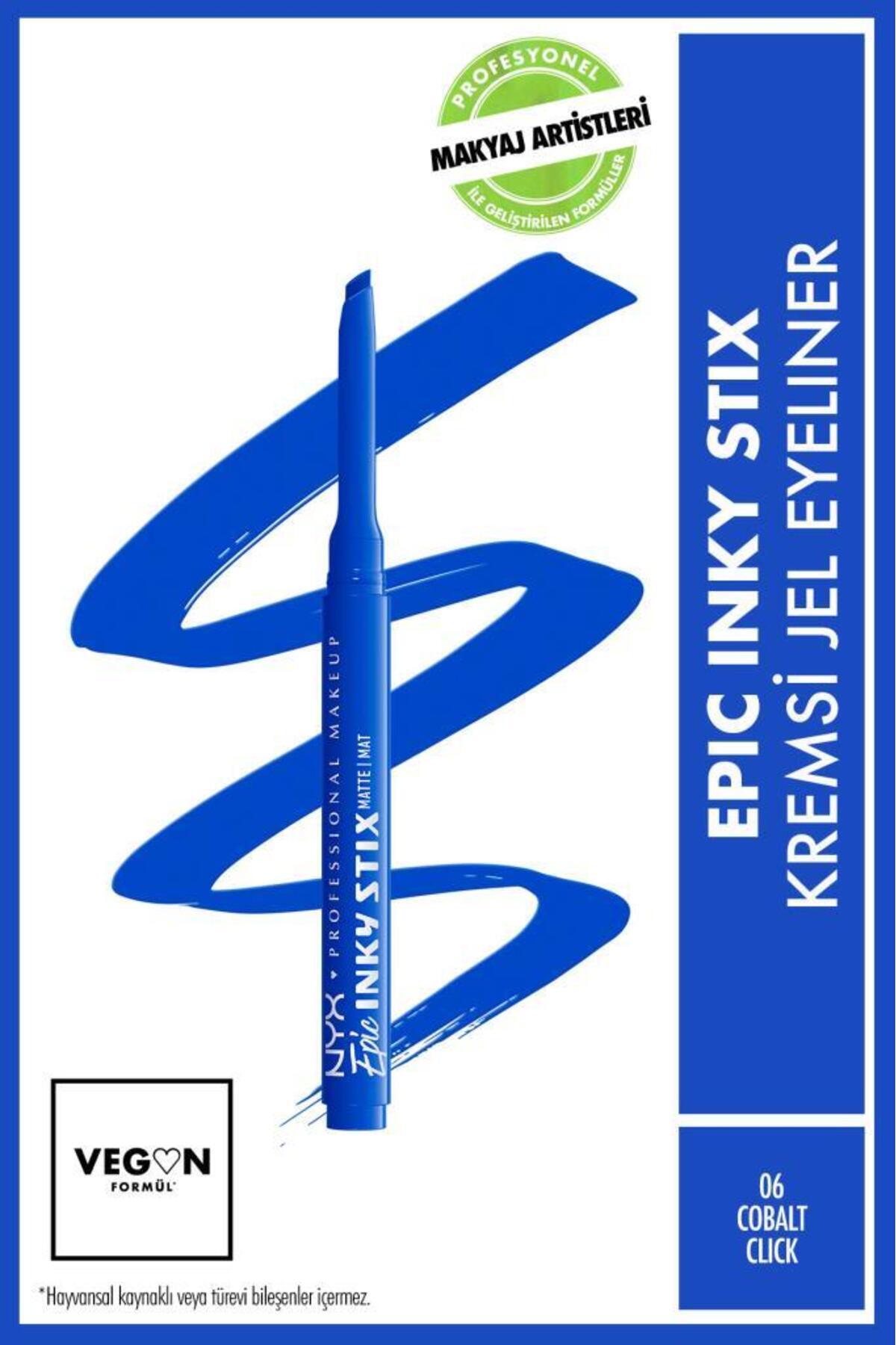 NYX Professional Makeup Epic Inky Stix Kremsi Jel Eyeliner - 06 Cobalt Click — آبی NYXEPICINKYSTX