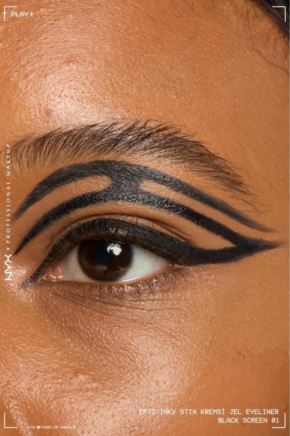 Epic Inky Stix Kremsi Jel Eyeliner - 01 Black Screen — مشکی NYXEPICINKYSTX — تصویر 4 از 9