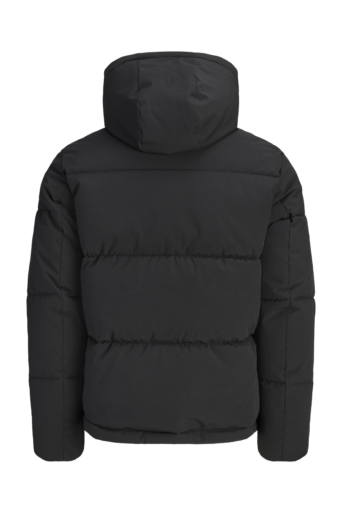 Jack & Jones Jack Jones Jjgalaxy Puffer Jacket Pls Erkek Siyah Büyük Beden Mont görsel 4