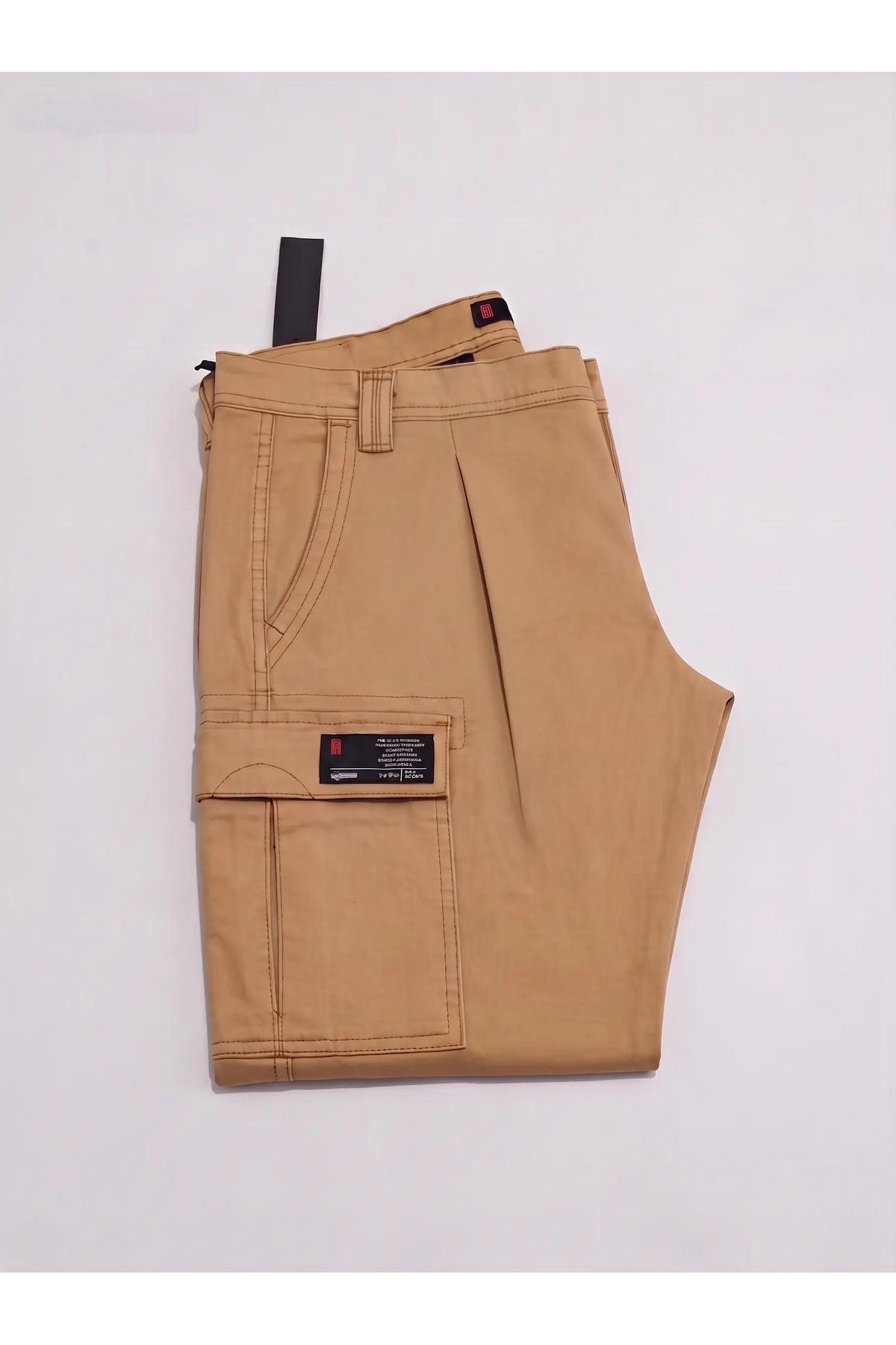 Klasik kesim spor model pile detaylı mevsimlik kumaş dar paça pantolon — طلایی TYC9CB96229BEDC30D9EC9500 — تصویر 2 از 3