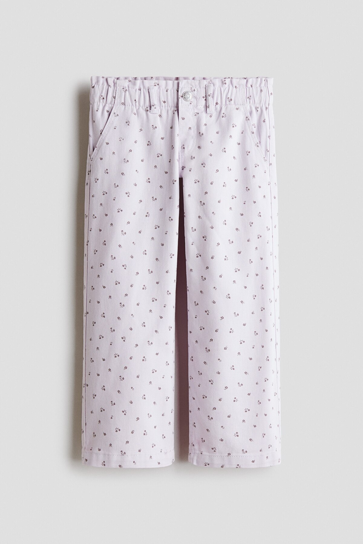 کیف دستی کاغذی پا پهن با کمر جین اچ اند ام شلوار H&M