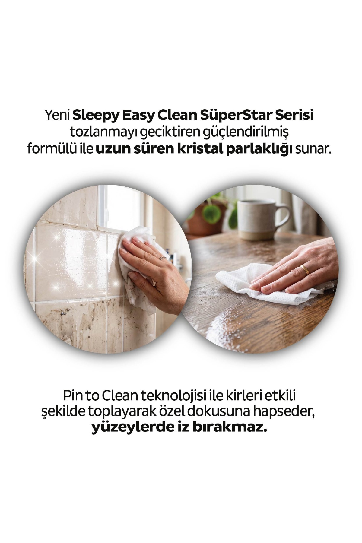 دستمال تمیزکننده سطح Easy Clean SüperStar رنگ بگونیا 3x100 (300 برگ)