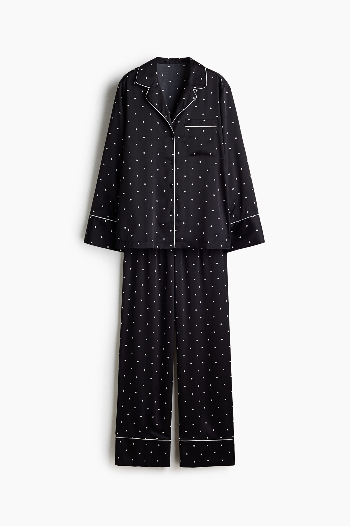 H&M Saten Pijama Takımı