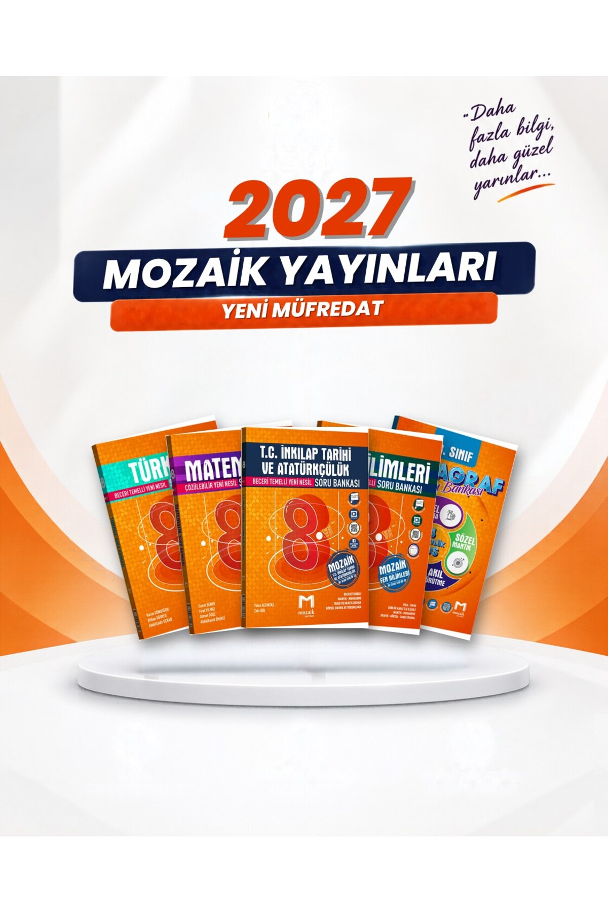 Global Financial School 教科書 4冊セット Mozaik Yayınları 8. Sınıf Türkçe-Matematik-İnkılap Tarihi-Fen