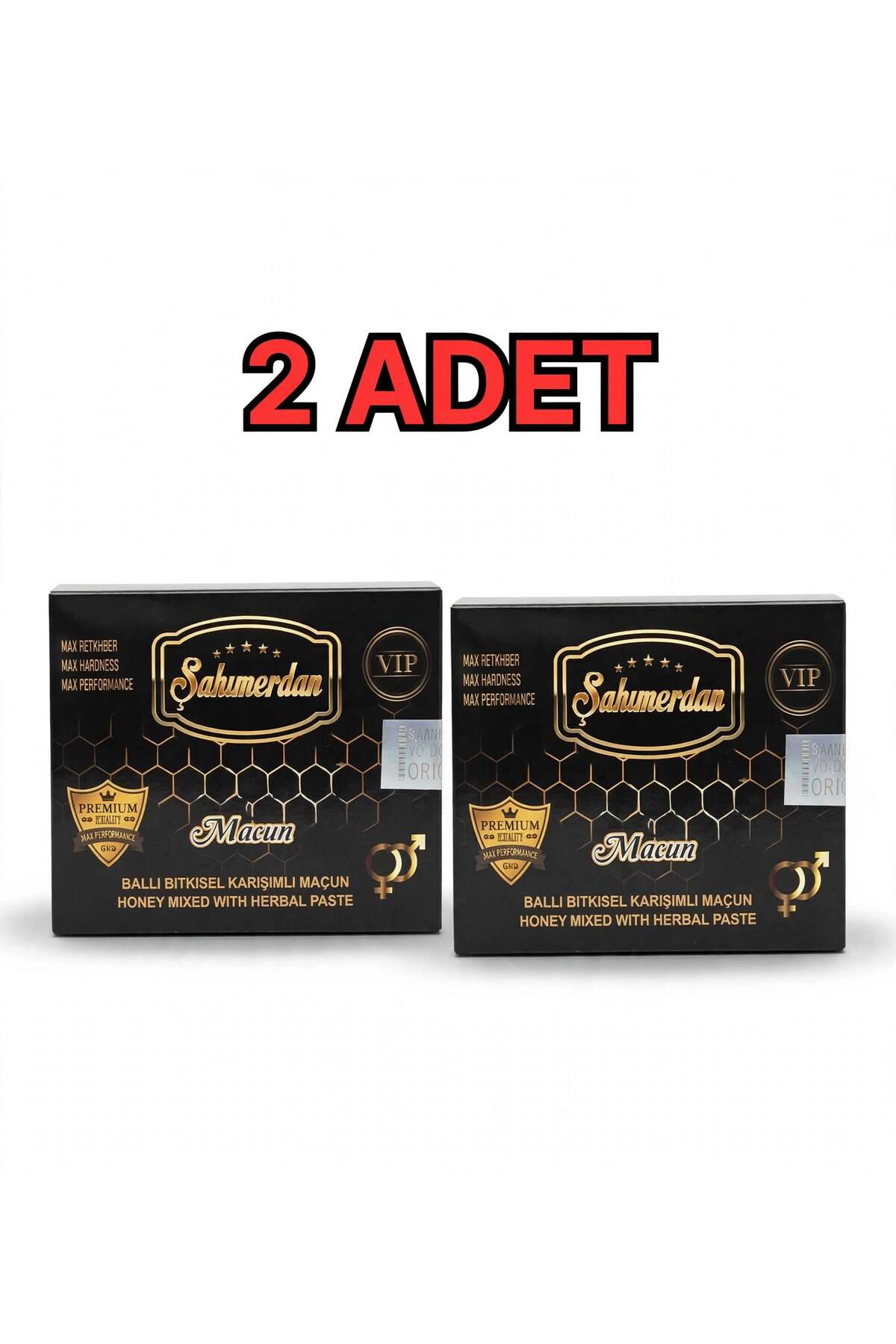 Şahmerdan Bitkisel karışımlı ballı kuvvetlendirici macun stick 2 kutu (2x12 paket) — 162522