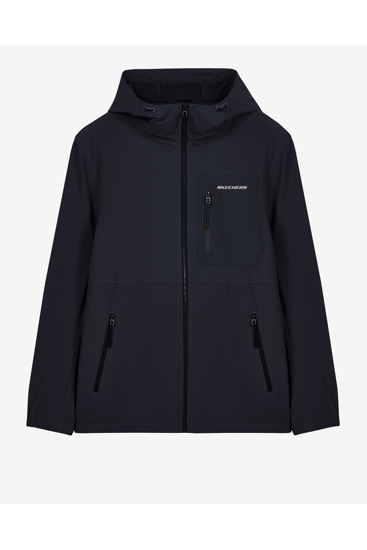 SKECHERS M Full Zıp Trai Jacket Erkek Siyah Mont S2620167-3817