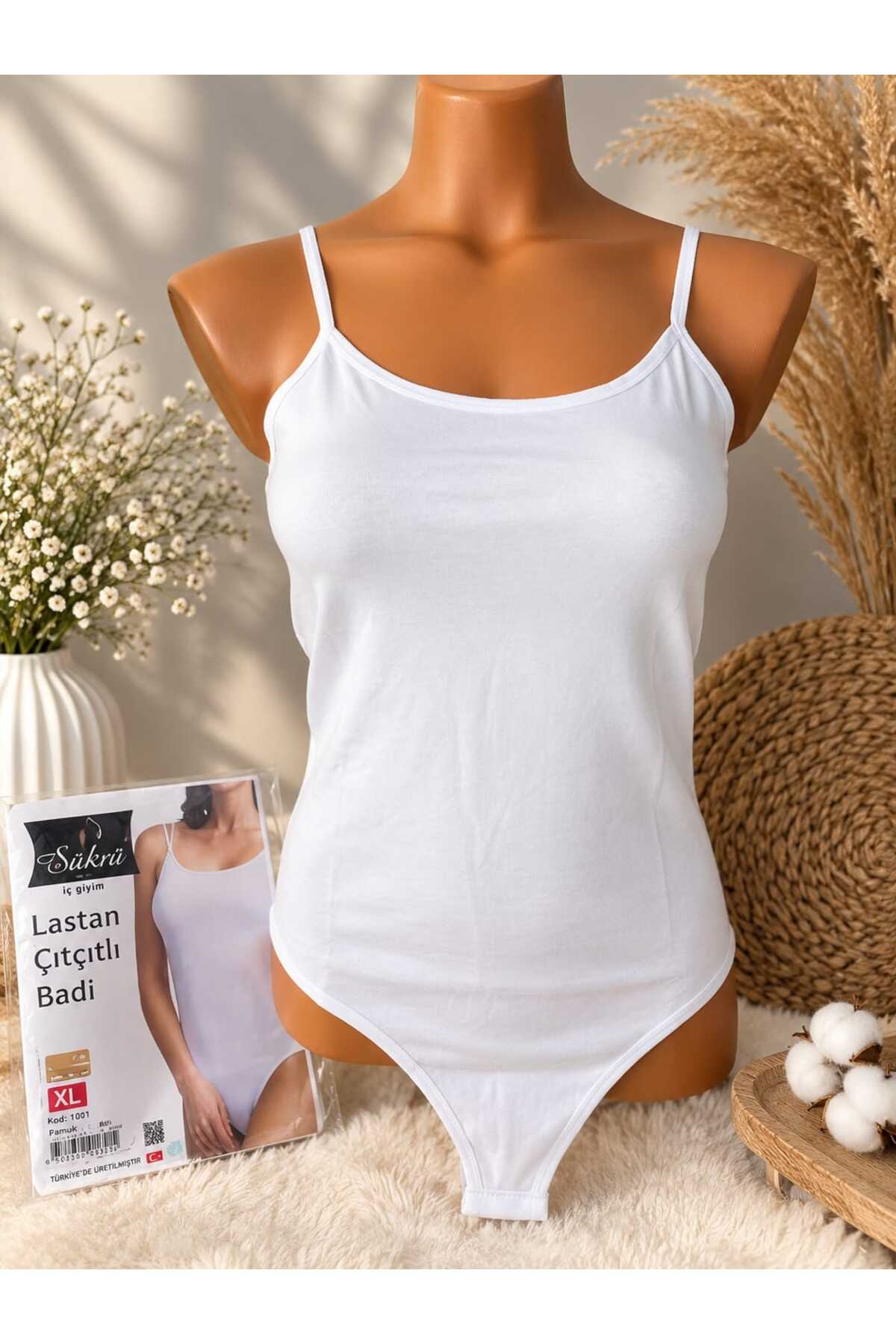 Lillie Tutku elastan ip askılı bady