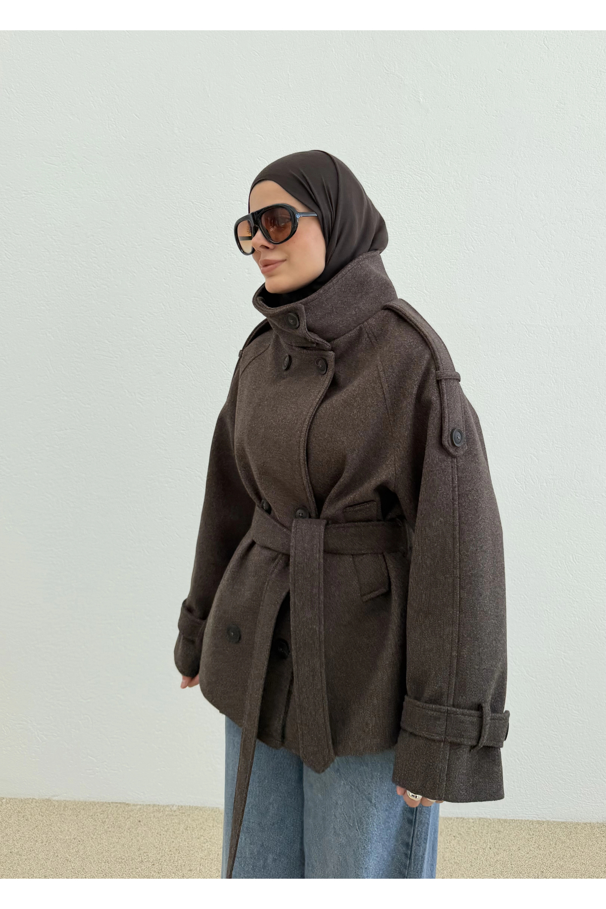 MODA AKSA 2155 Premium Selection Kaban Brown Kahve