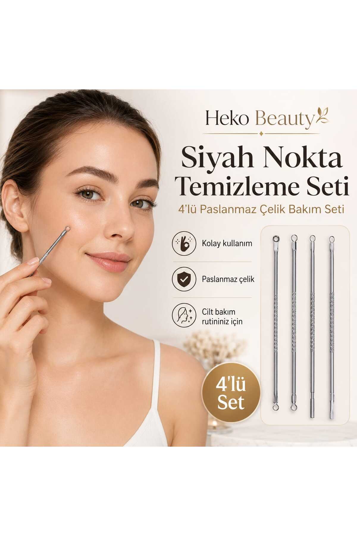 heko beauty کیت از بین بردن جوش‌های سرسیاه - مجموعه جوش‌های سرسیاه