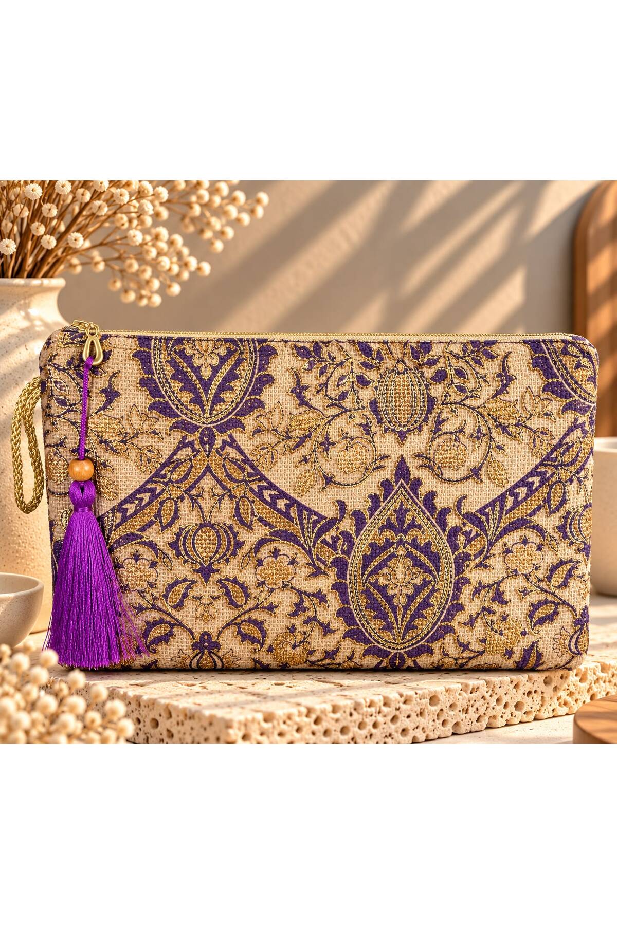 ECHARMES KADIN CLUTCH JÜT HASIR