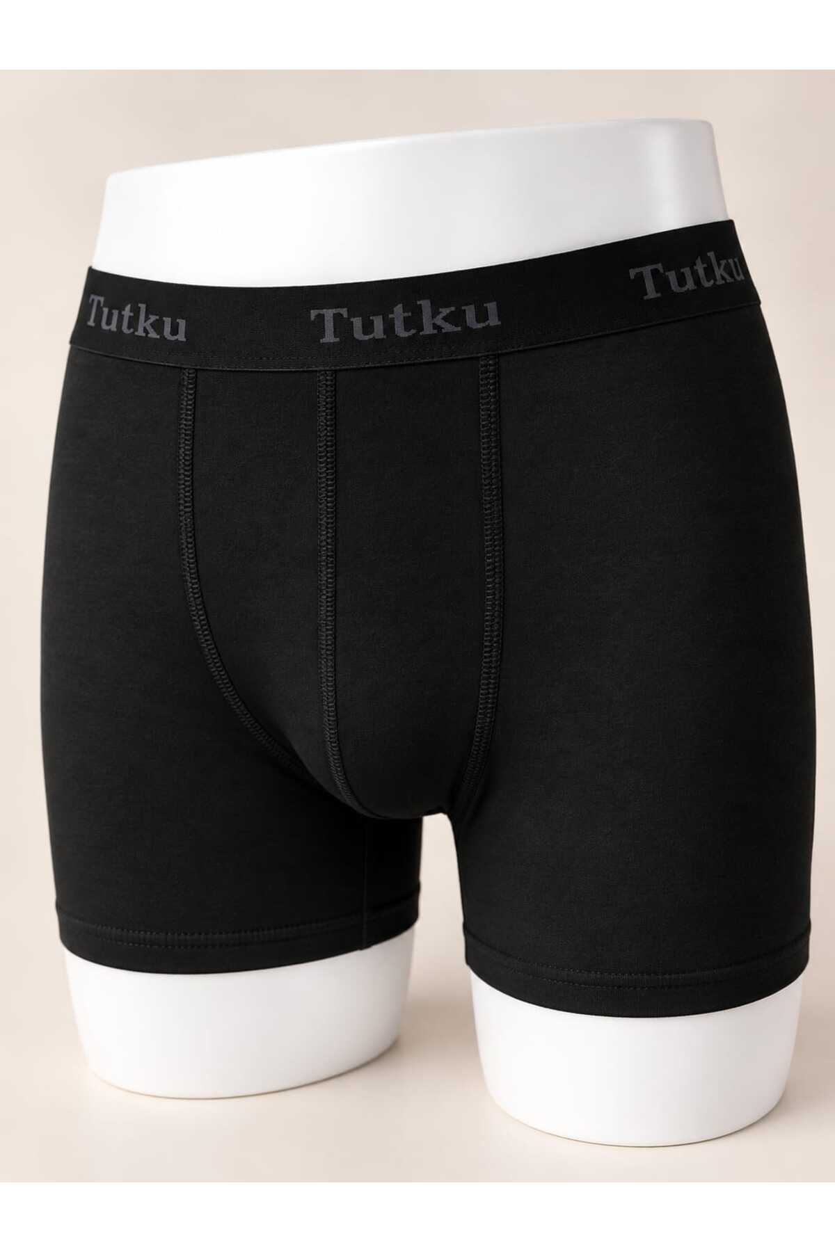 Lillie Tutku erkek penye boxer 2 adet düğmeli detay