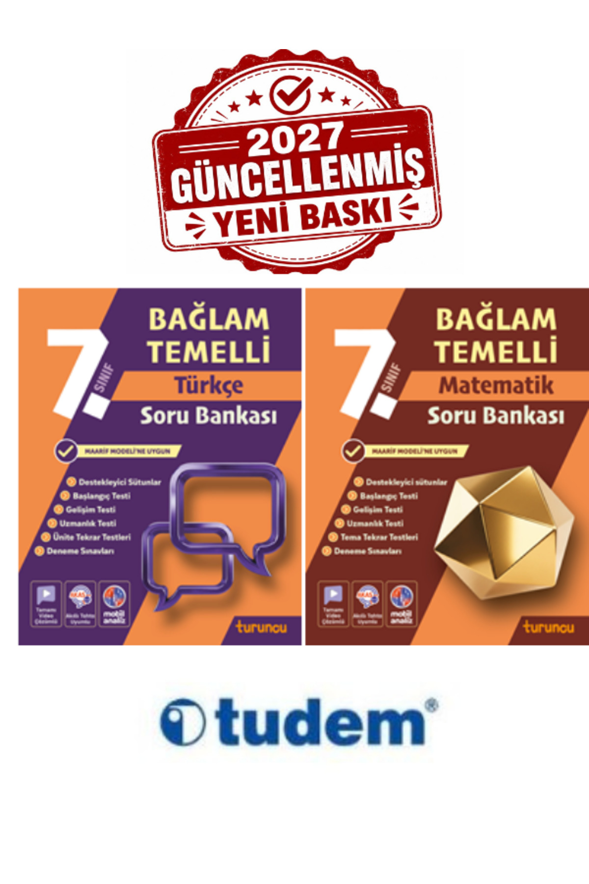 CMB　ザ・トレンドマスター　テキスト　(the TREND MASTER) Tudem Yayınları 7.Sınıf Türkçe Matematik Bağlam Temelli Soru
