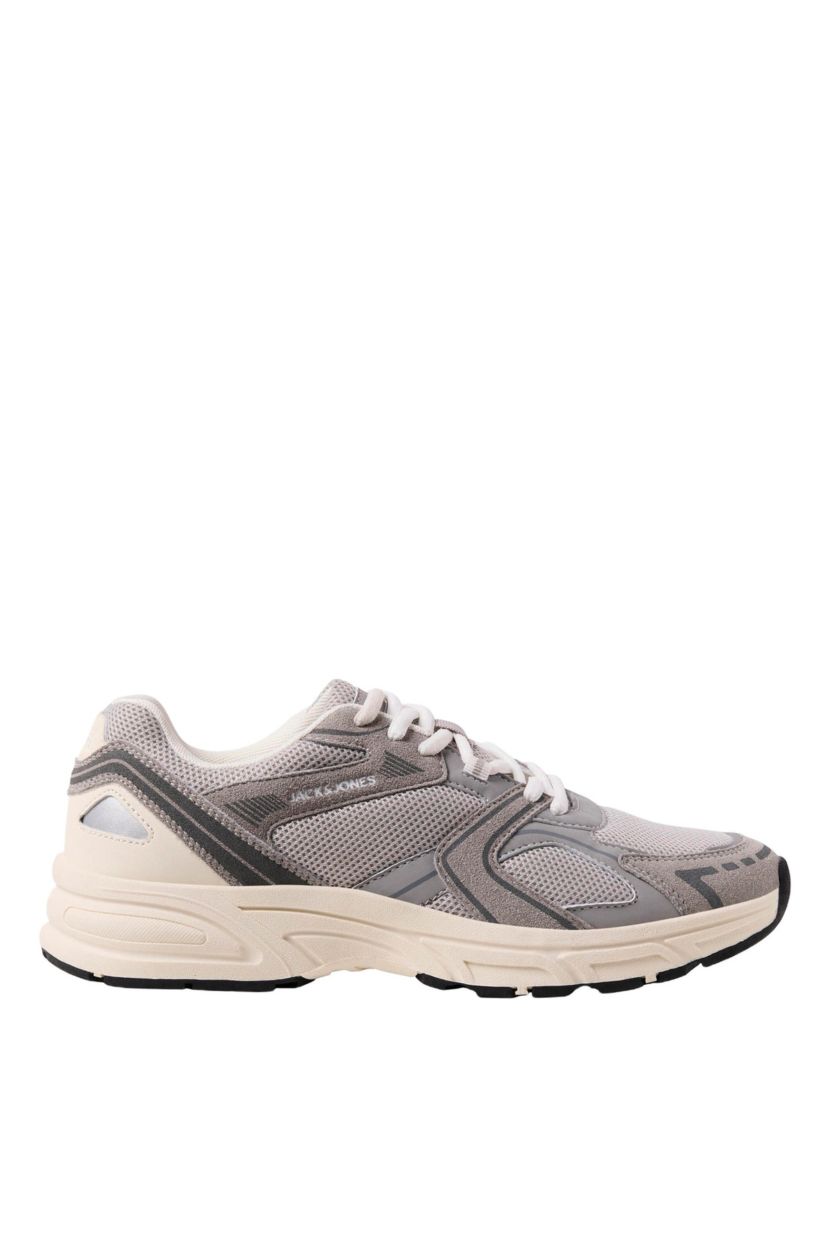 کفش کتانی مردانه خاکستری JFWASTRA COMBO SNEAKER جک اند جونز کفش اسنیکر Jack & Jones