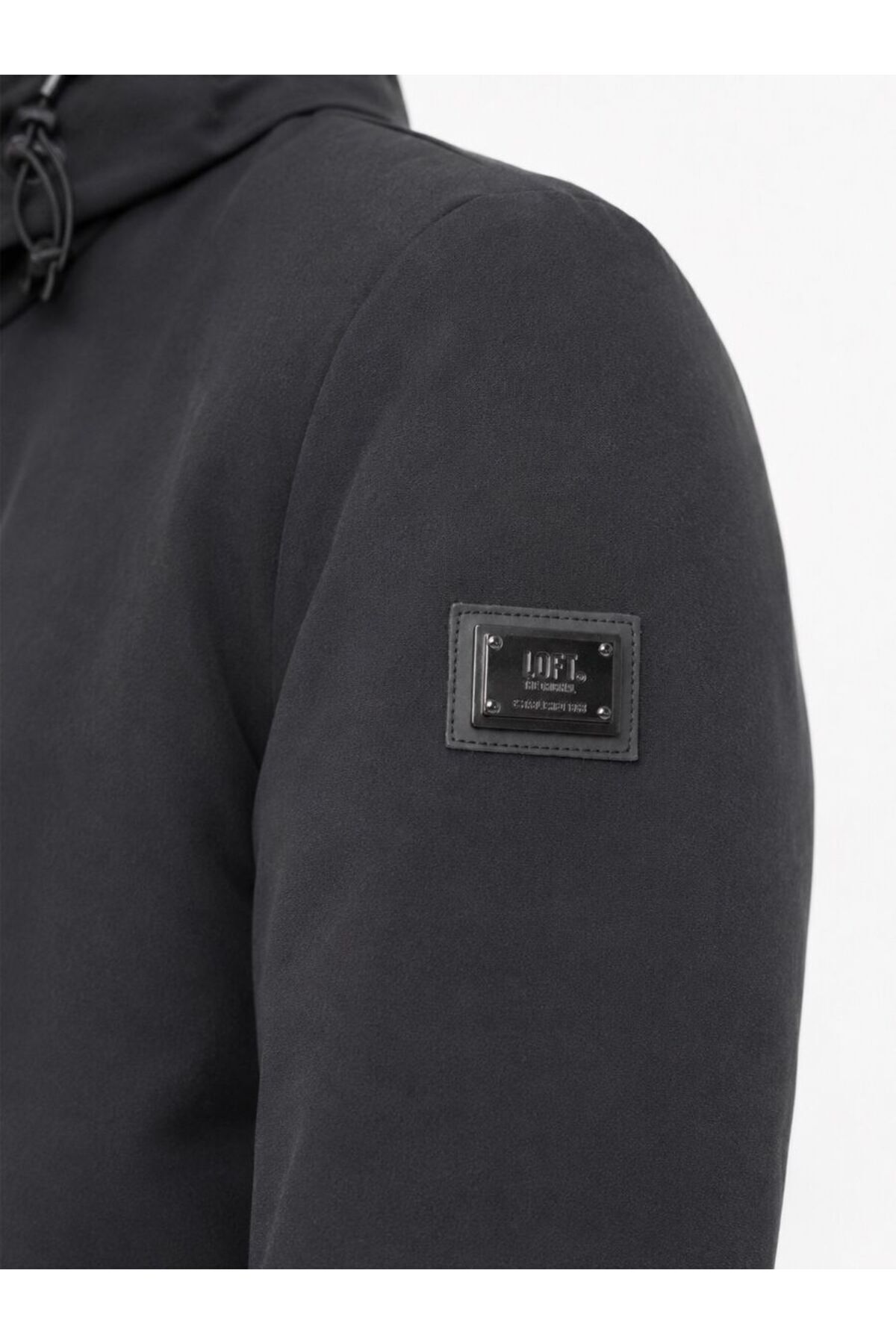 Regular Fit Erkek Mont — مشکی LF2043837_Q1.V1 — تصویر 5 از 7