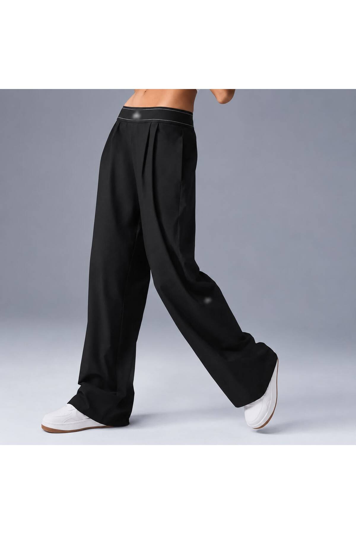 Genel Markalar YOGA KUMAŞ PANTALON — مشکی pantalonplzo