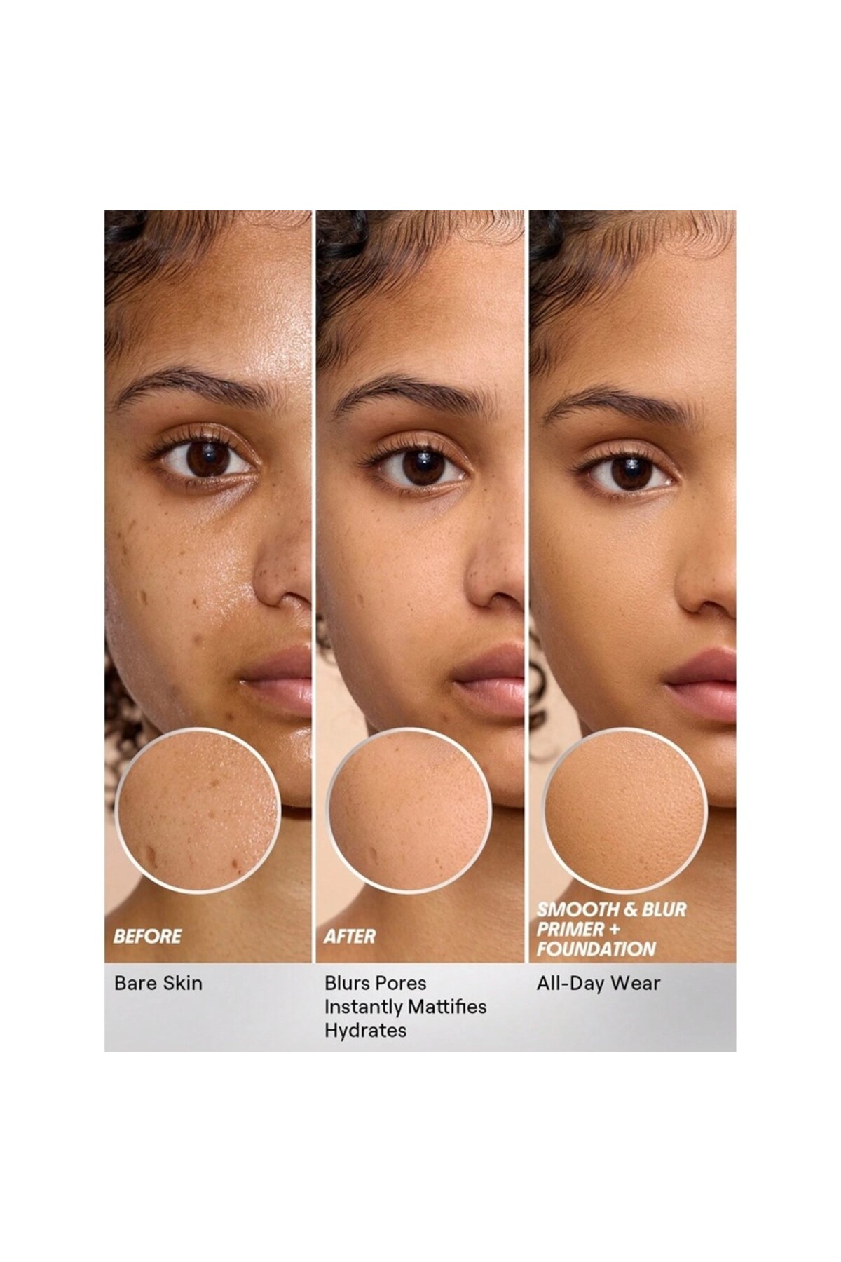 camera on smooth & blur primer — سفید 43465765764 — تصویر 5 از 8