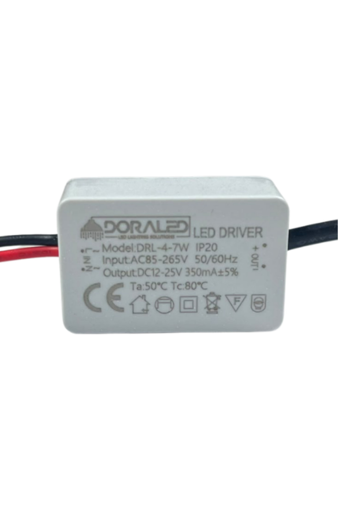 トランス ミニトラ 24V 350VA 7個 EKトラ DORA LED 4-7X1W 350Ma 12-24V Power Led Driver IP20 Power Led