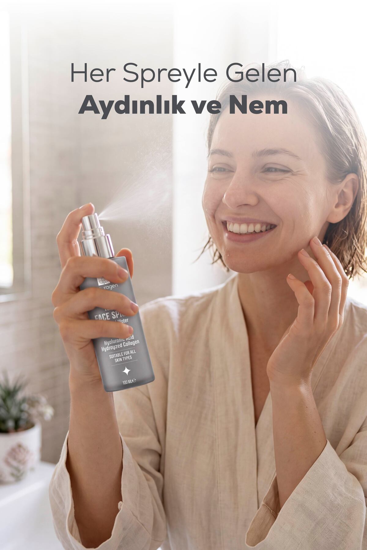 Pirinç Özlü Yüz Spreyi 100 ml | Aydınlatıcı, Ton Eşitleyici | Hyaluronik Asit, Niasinamid, Panthenol — KZMNTG0070 — تصویر 7 از 7