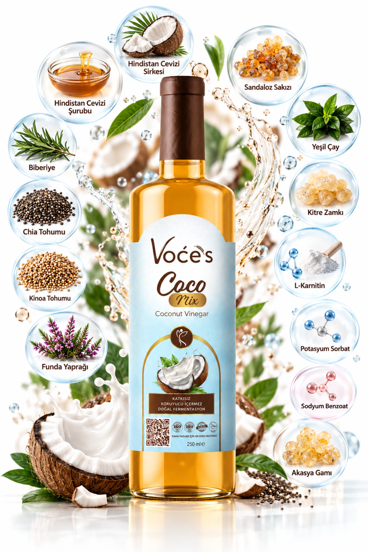Voces Coconat Detox Mix 250 ML - Fiyatı, Yorumları