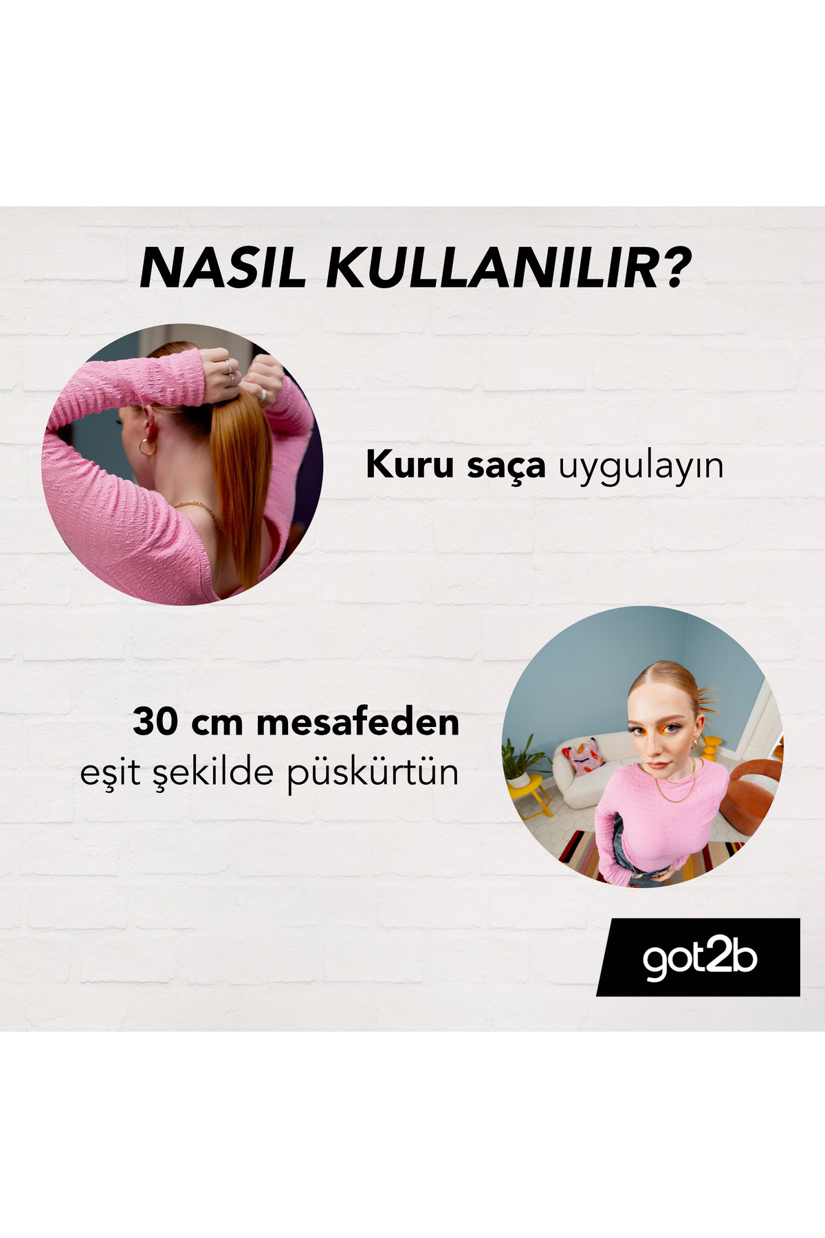Glued Ultra Güçlü Saç Spreyi 300 ML X2 Adet + 1 Adet Krepe Tarak Hediyeli — HNKGTBGLDSET1 — تصویر 3 از 5