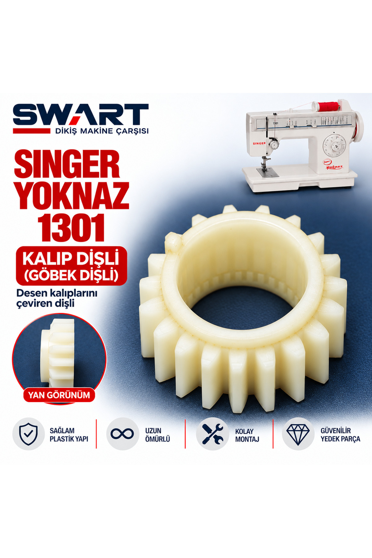Swart SİNGER YOKNAZ 1301-1288-1298-1280- MODERNO 2 MODEL DİKİŞ