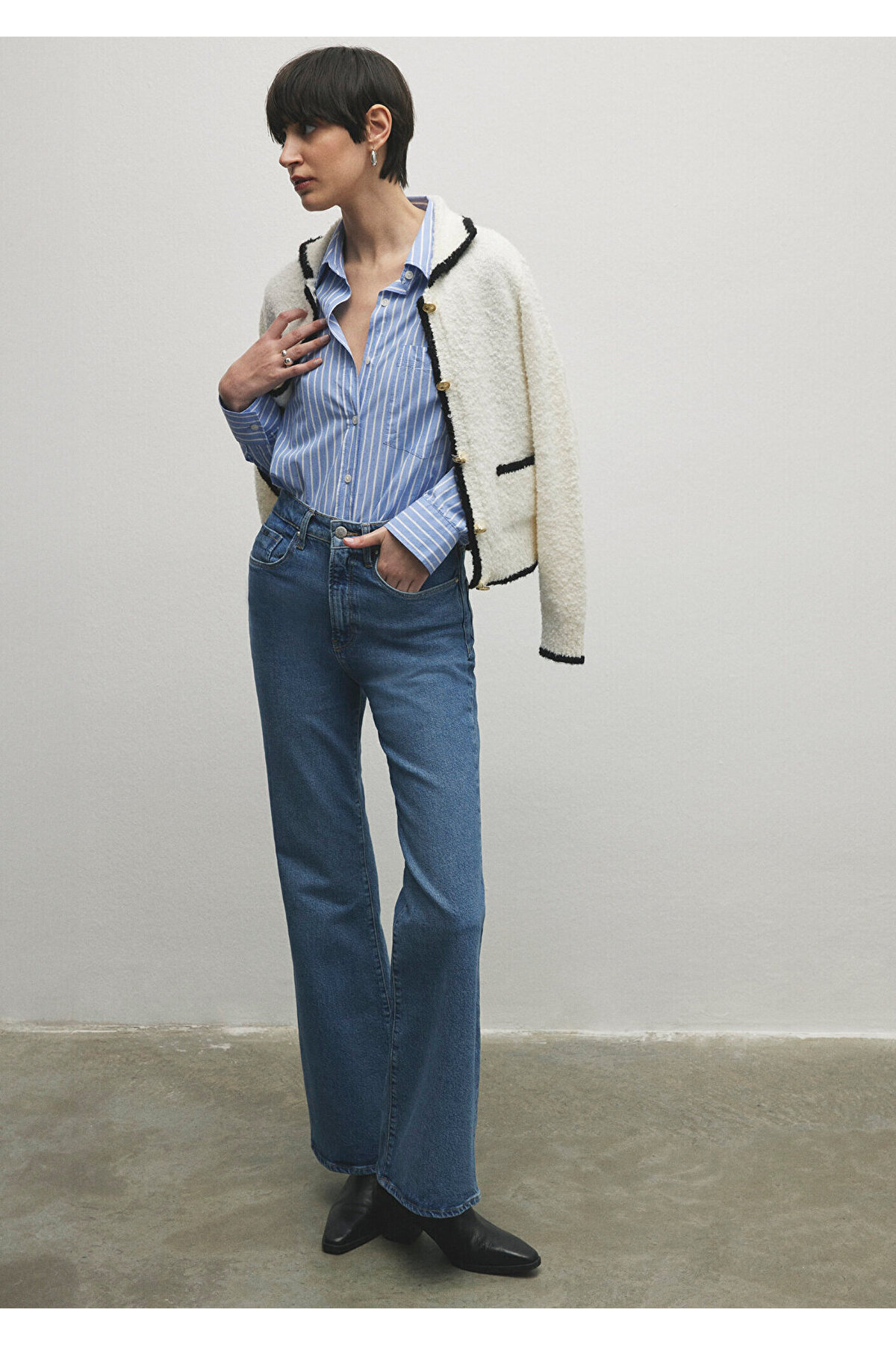 Los angeles Classic Denim Indigo Mavisi Jean Pantolon 1010349-86463