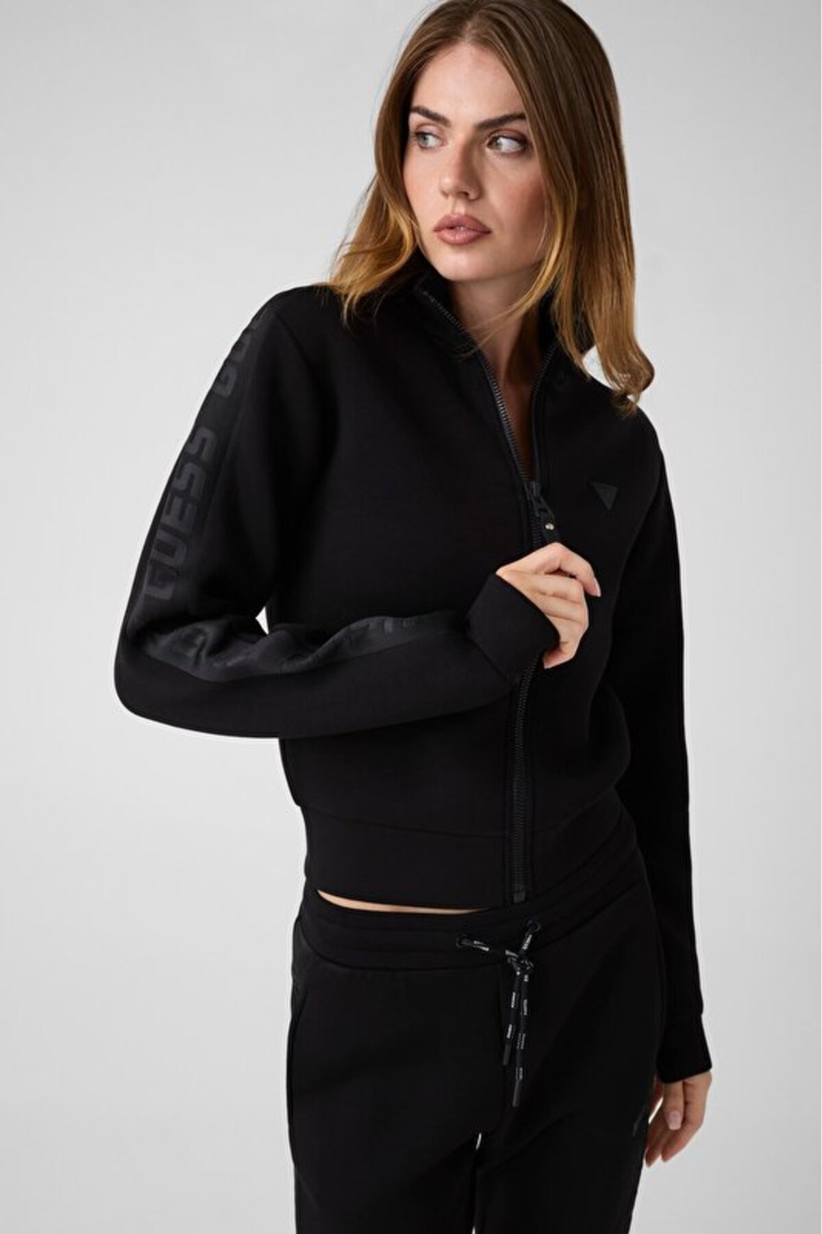 Kadın Siyah New Allie Logolu Sweatshirt