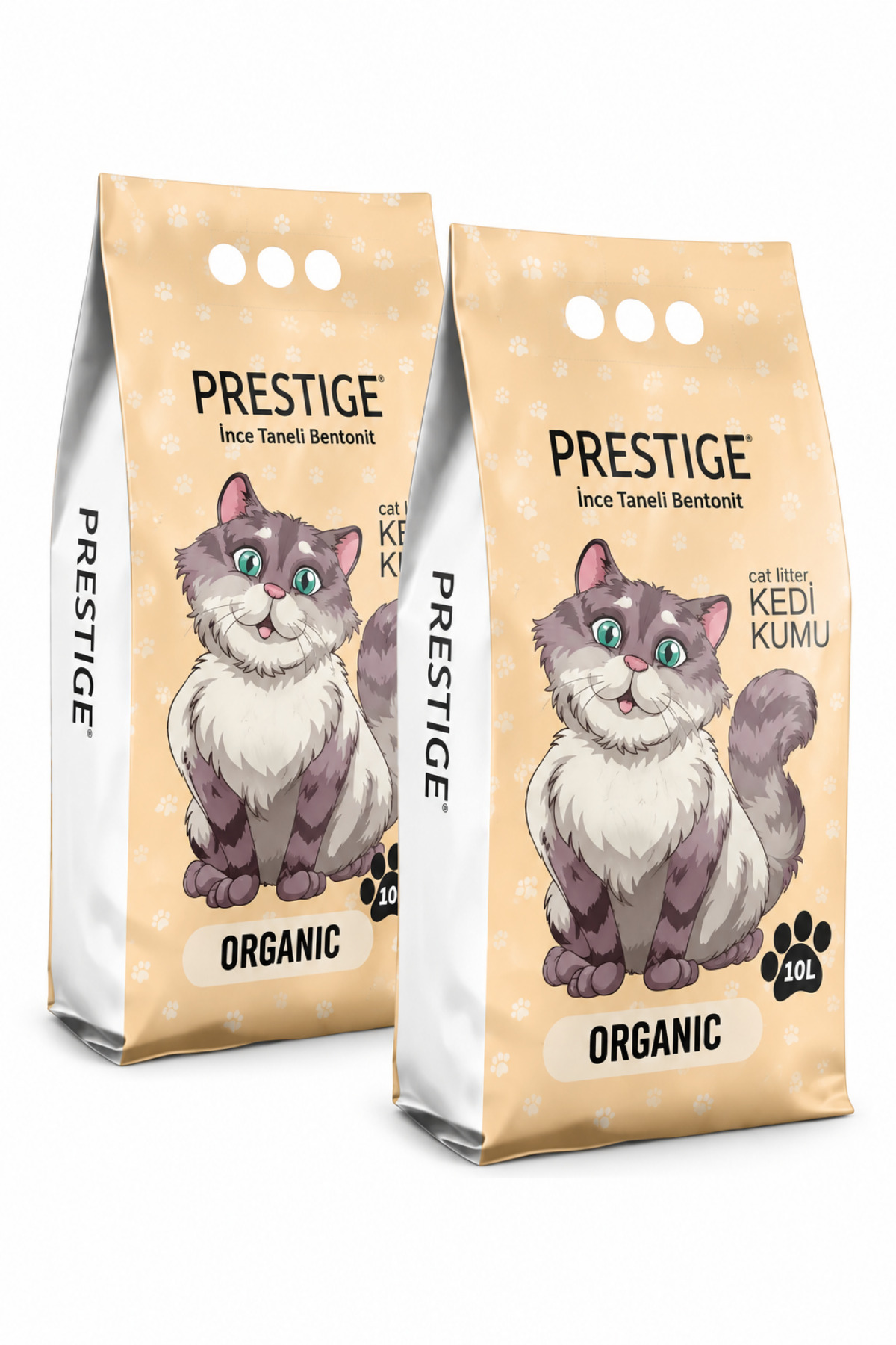 Prestige 10lt X 2 Doğal Kedi Kumu