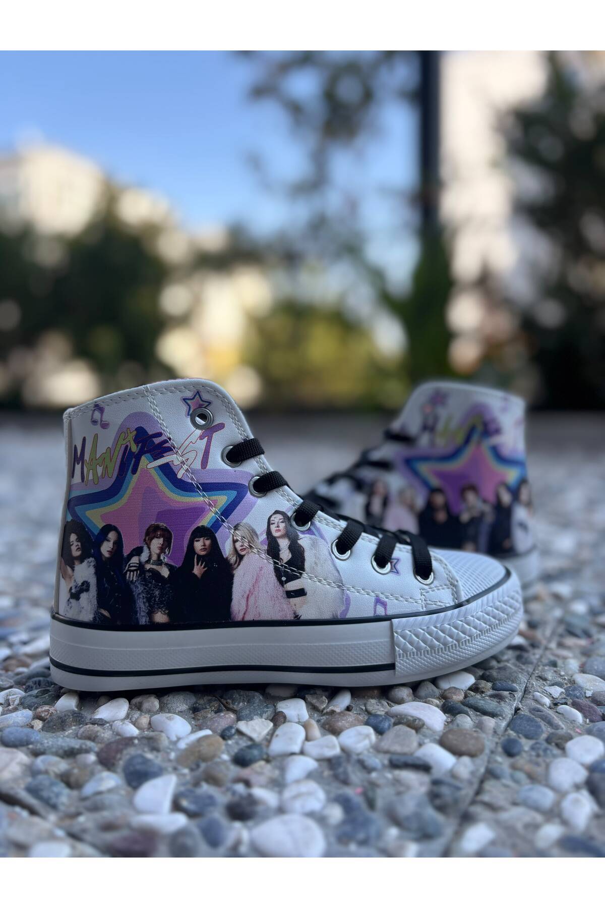 Scarpe Magiche Manifest Kızları Beyaz Kız Çocuk Ayakkabası Okula Dönüş