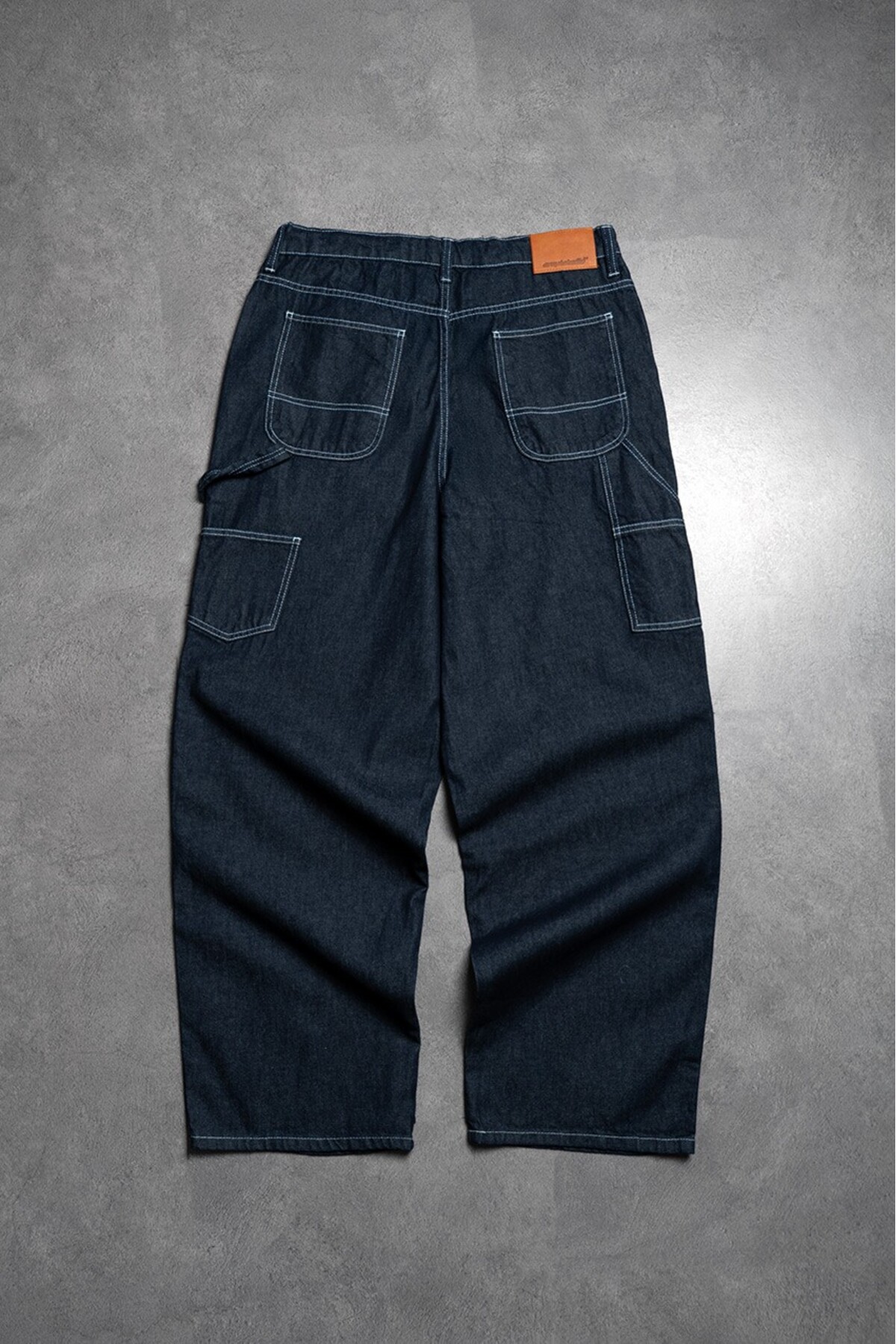 Raw Carpenter Super Baggy Erkek Jean Pantolon — رنگارنگ CR1017LCBY — تصویر 7 از 8