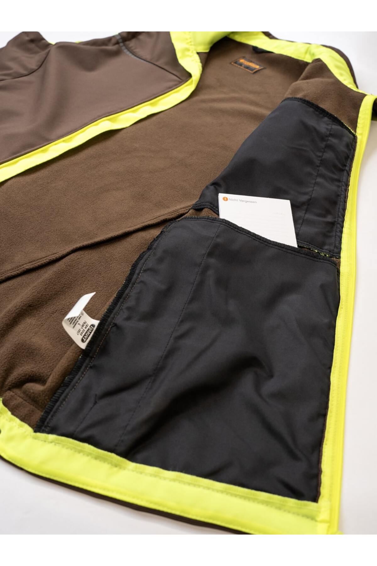 Softshell Yelek - Spor Yelek — قهوه‌ای ISM 0045 — تصویر 7 از 7