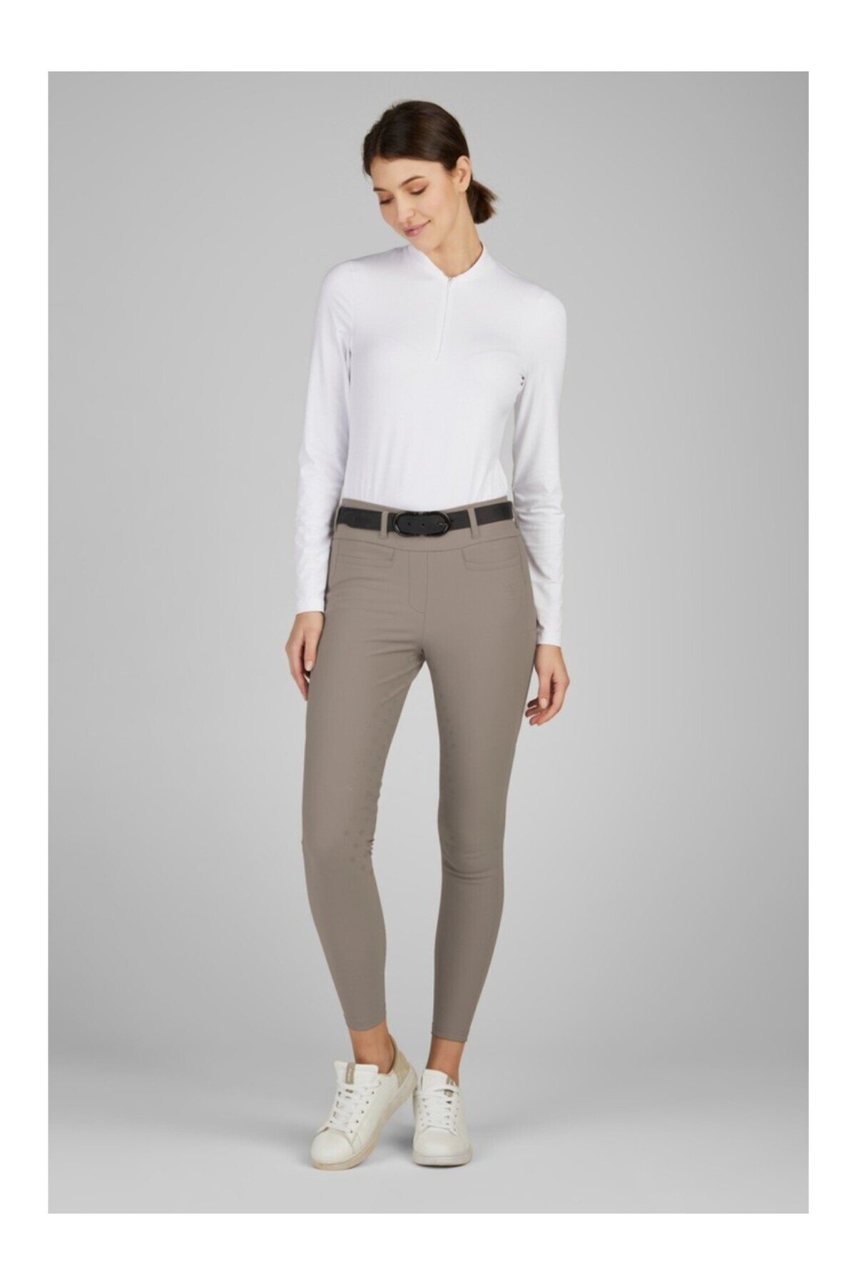 شلوار سوارکاری زنانه PIKEUR مدل Linnett GripTec Seamless 6505 بژ — 2
