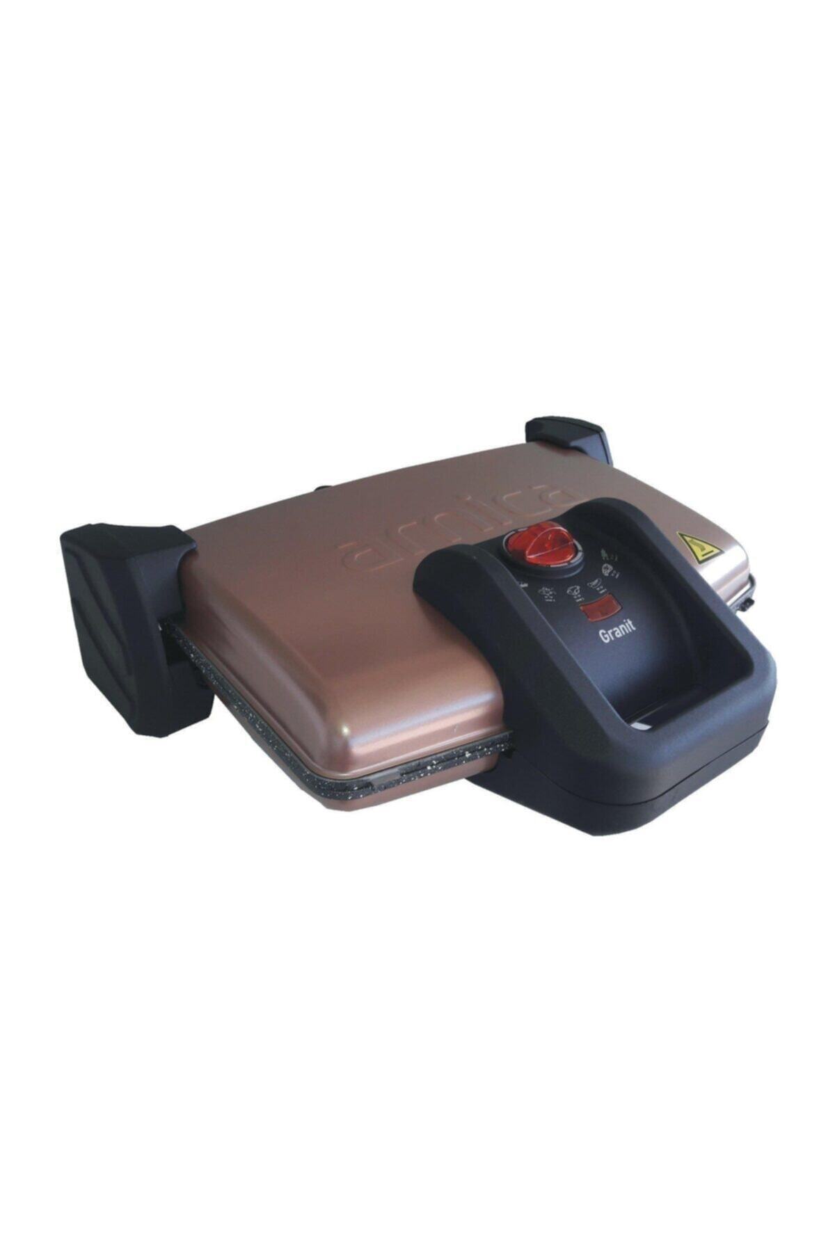 Arnica Ayvalık Gh26124 Granit Izgaralı Tost Makinesi Rose
