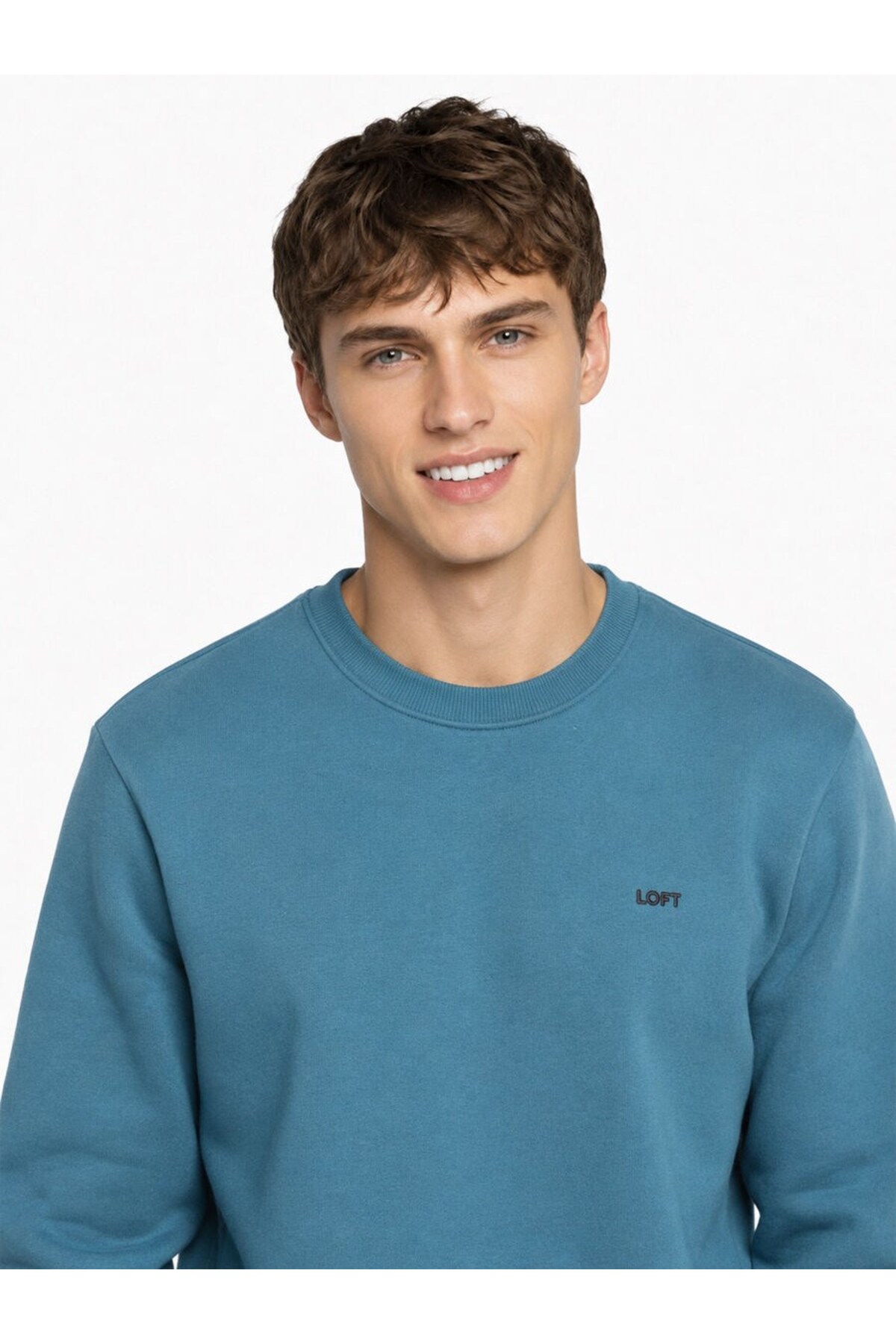 سویشرت مردانه منظم — آبی LF2044038_Q1.V1 — تصویر 2 از 5