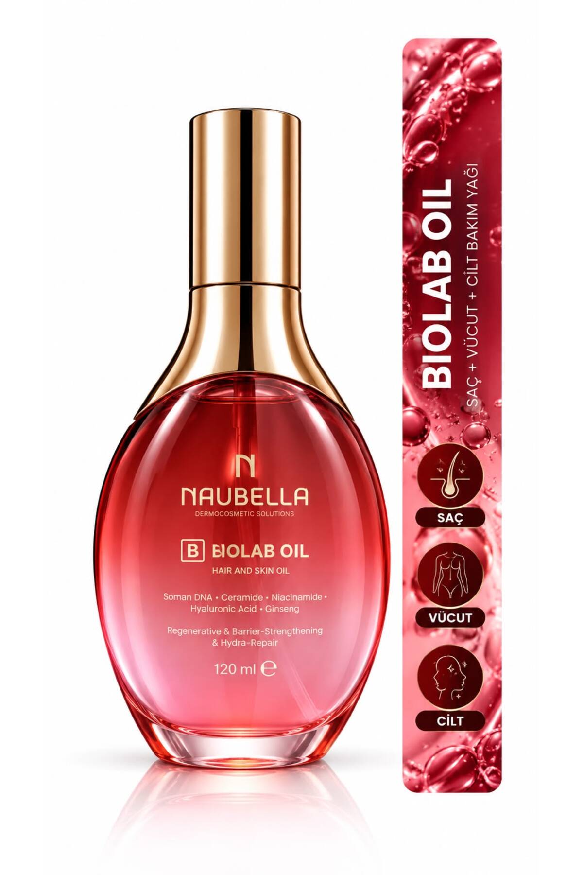 Bıolab Oil Somon DNA İçeren Cilt Yenileyici Saç ve Yüz 120 ML — Biolab — تصویر 2 از 5