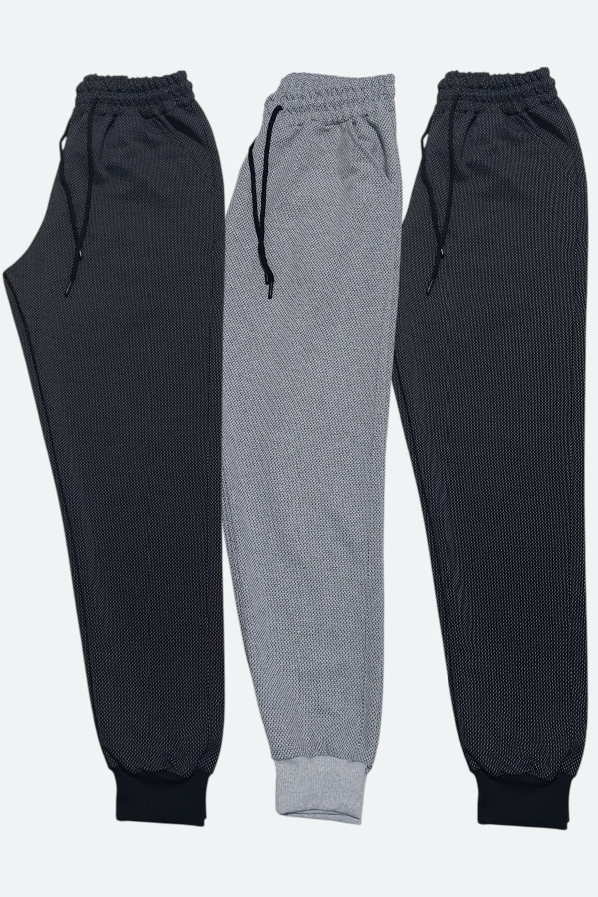 SURMARİ 3-dijelni set unisex hlača sa kišnim uzorkom, regularnog kroja, rebra...