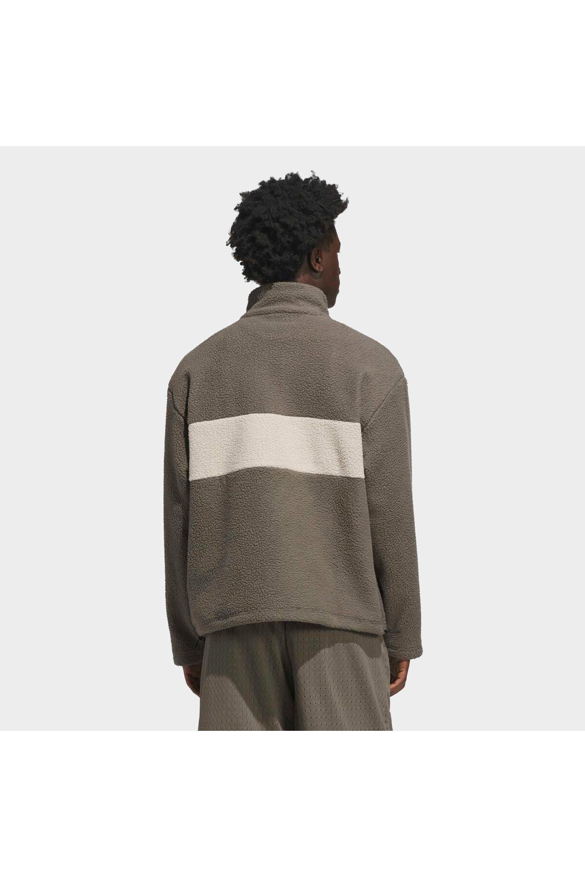 Pf Pullover Unisex Yetişkin Spor Softshell & Polar IB6906 — قهوه‌ای — تصویر 4 از 8