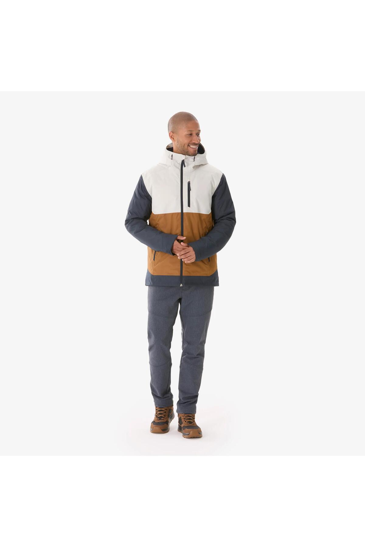 Decathlon Quechua Erkek Outdoor Su Geçirmez Kar Montu/Kışlık Mont - Bej/Kahverengi - NH500 -10 °C — بژ 331992